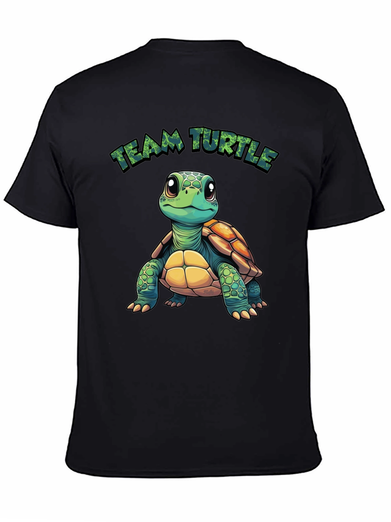 Team Turtle Graphic Tee - Soft Cotton Blend
