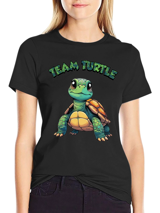Team Turtle Graphic Tee - Soft Cotton Blend