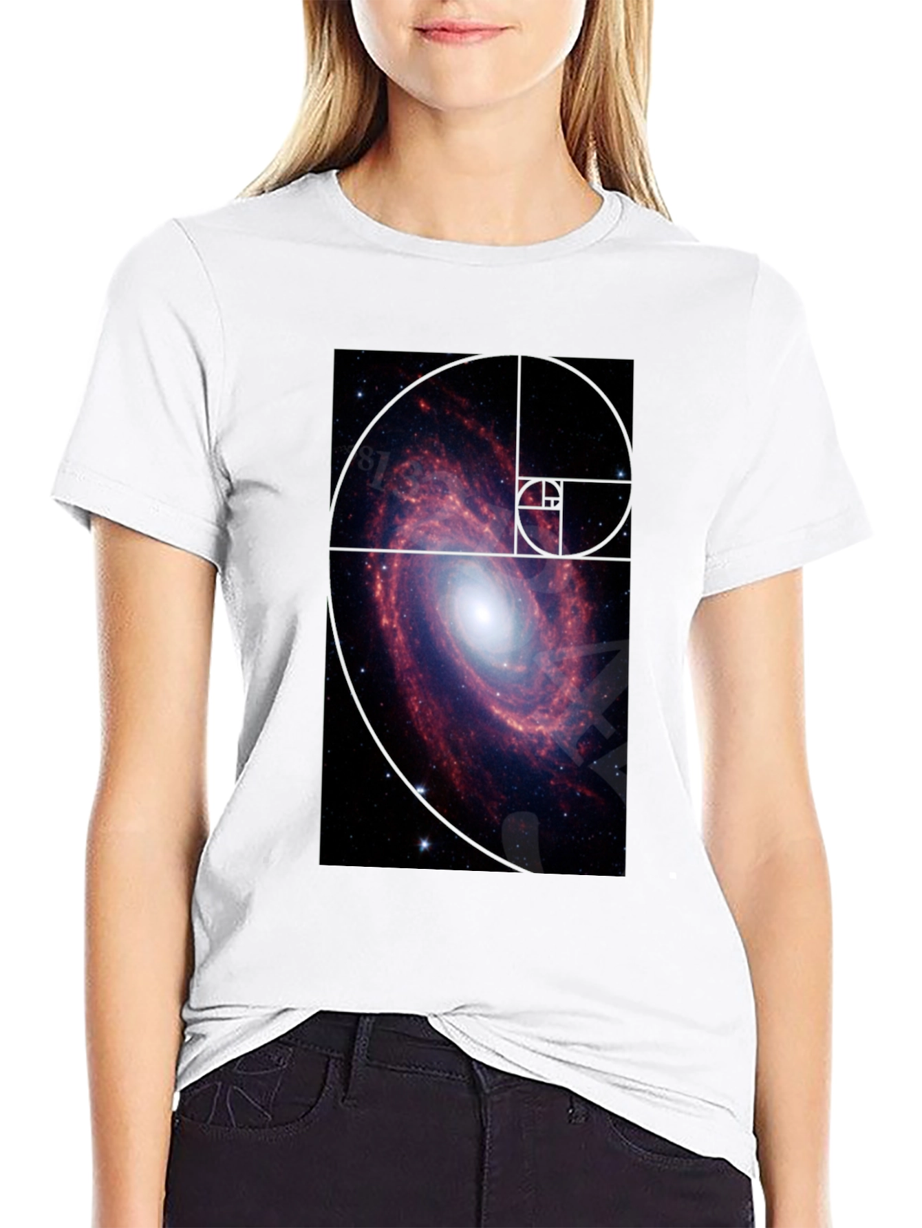 Galaxy Spiral T-Shirt - Black Cotton Tee