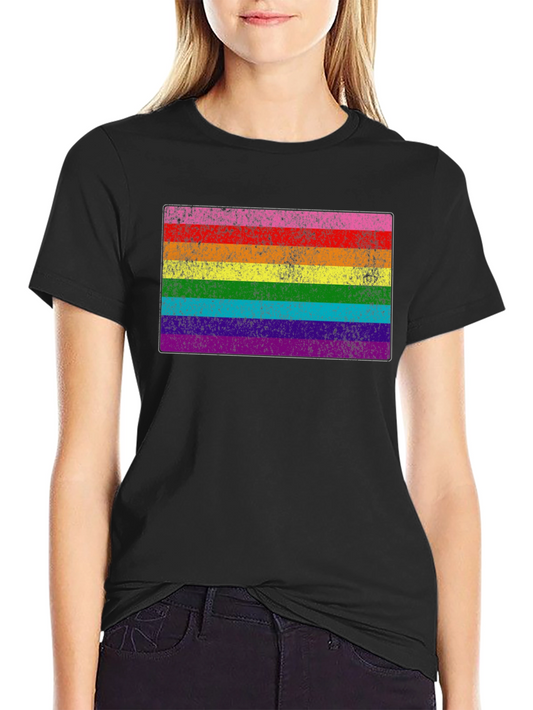 LGBT Pride Flag Black T-Shirt