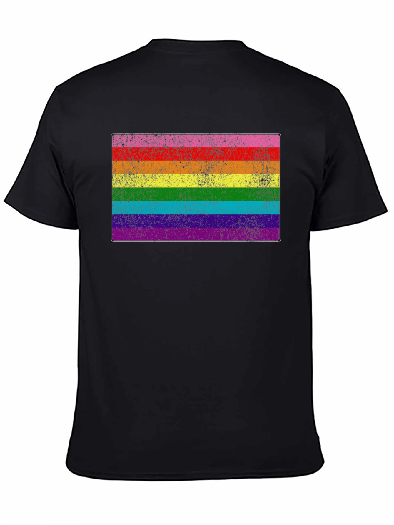 LGBT Pride Flag Black T-Shirt