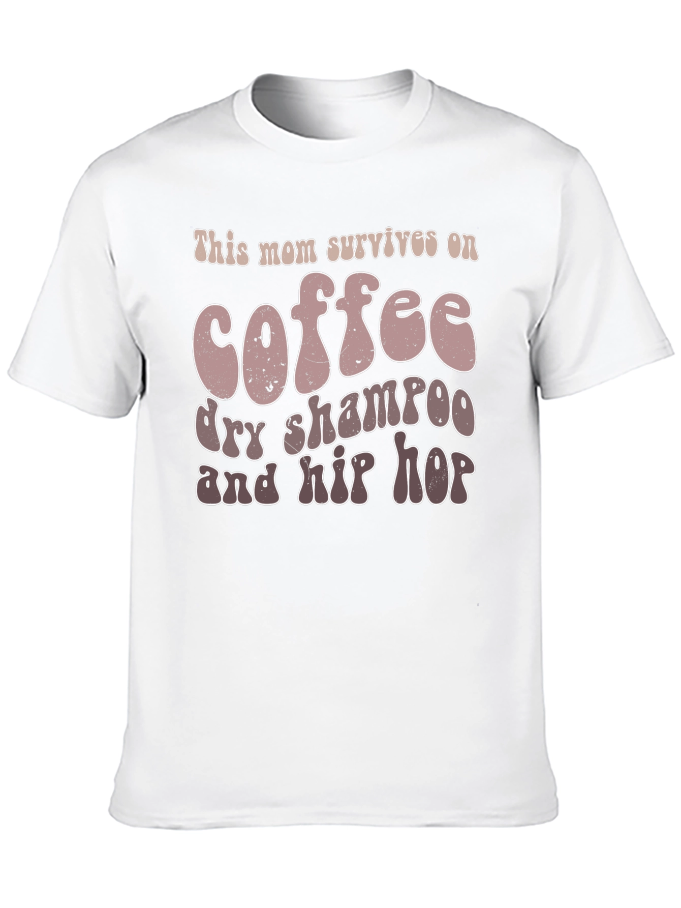 Mom Survives On Coffee T-Shirt