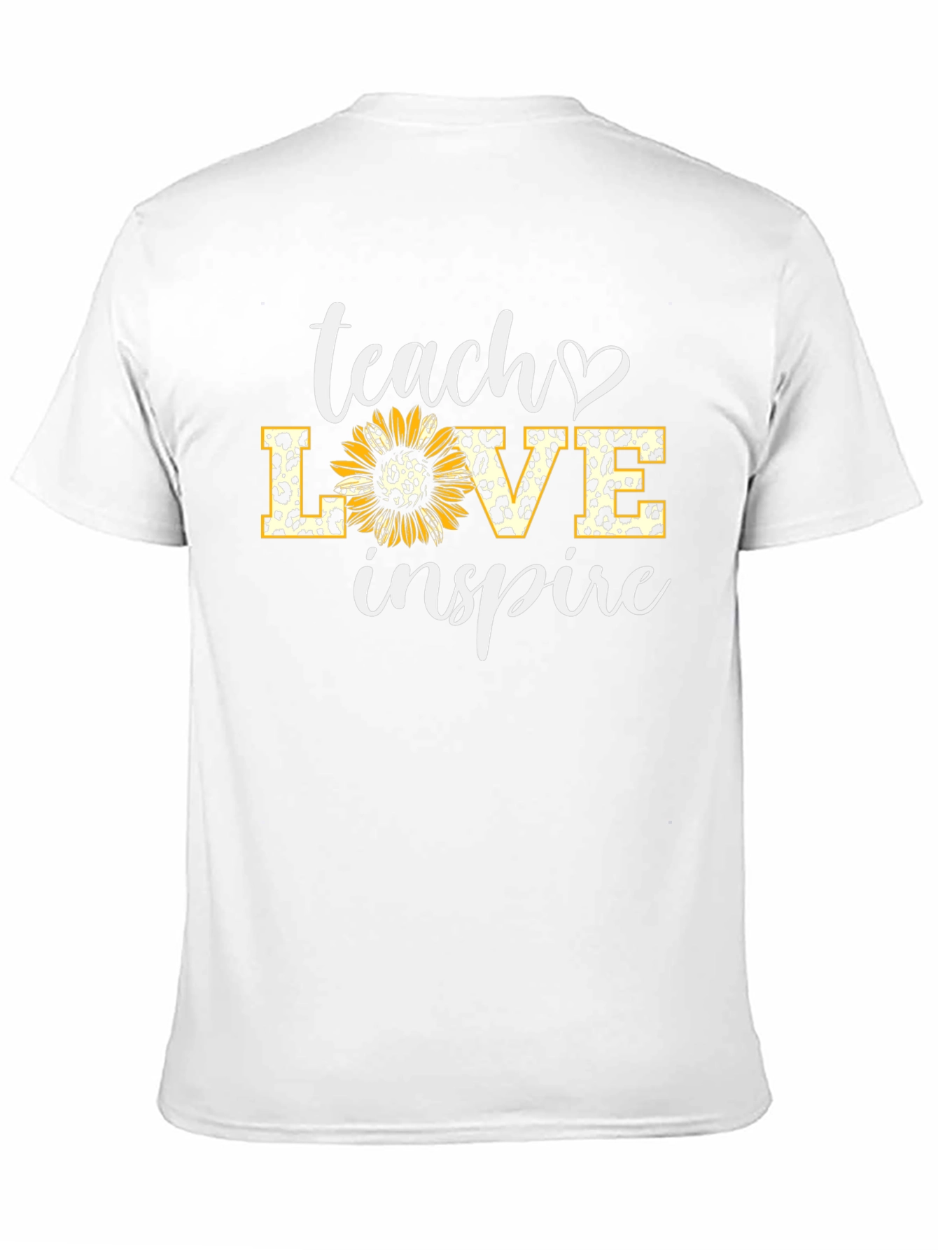 Teach Love Inspire Sunflower Graphic Tee