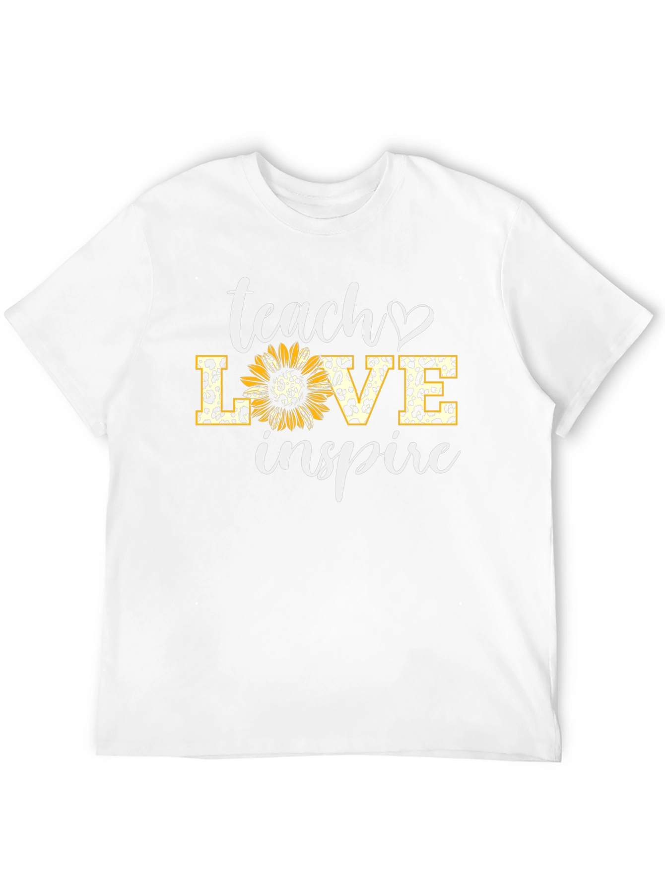 Teach Love Inspire Sunflower Graphic Tee