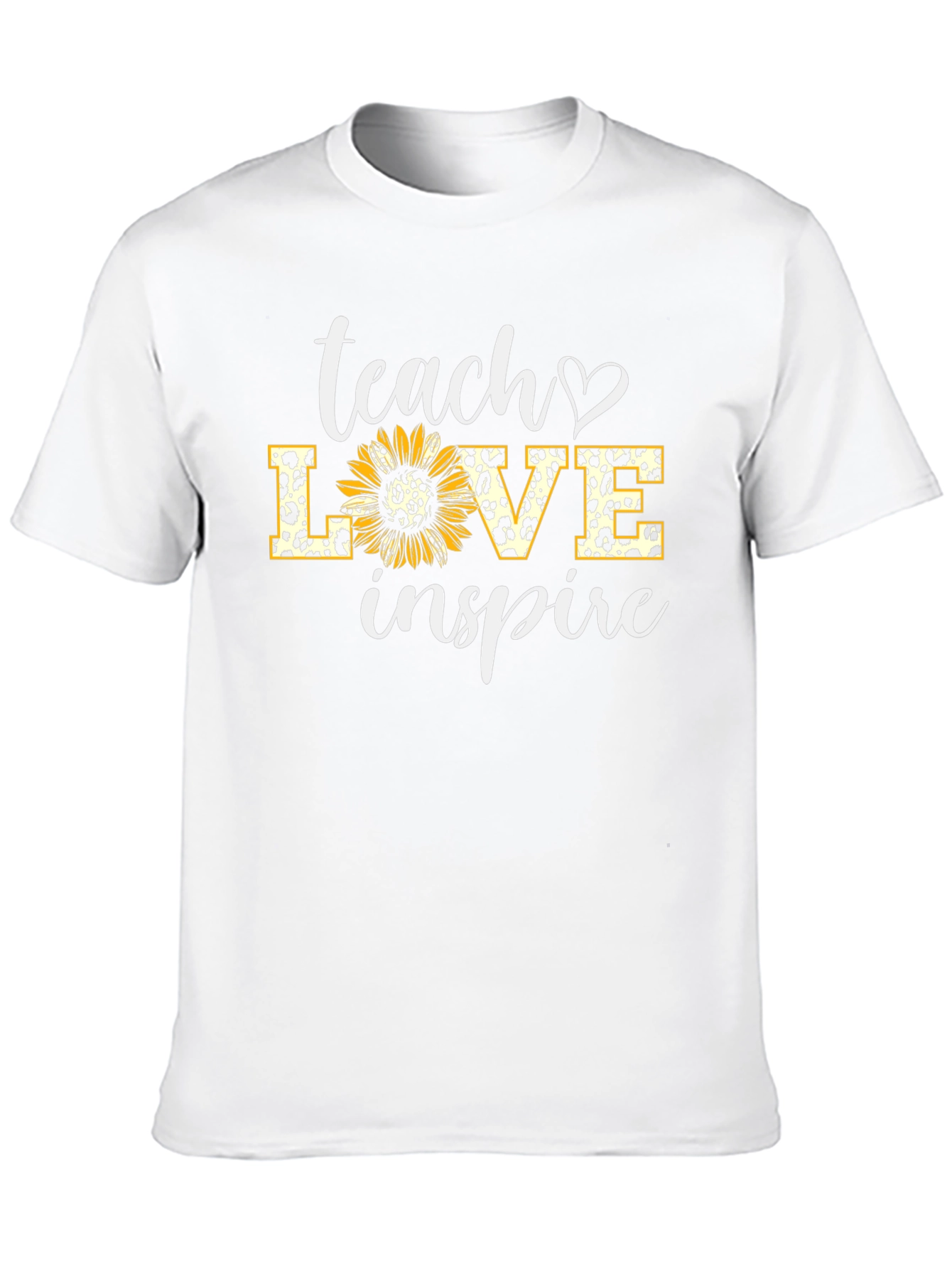 Teach Love Inspire Sunflower Graphic Tee