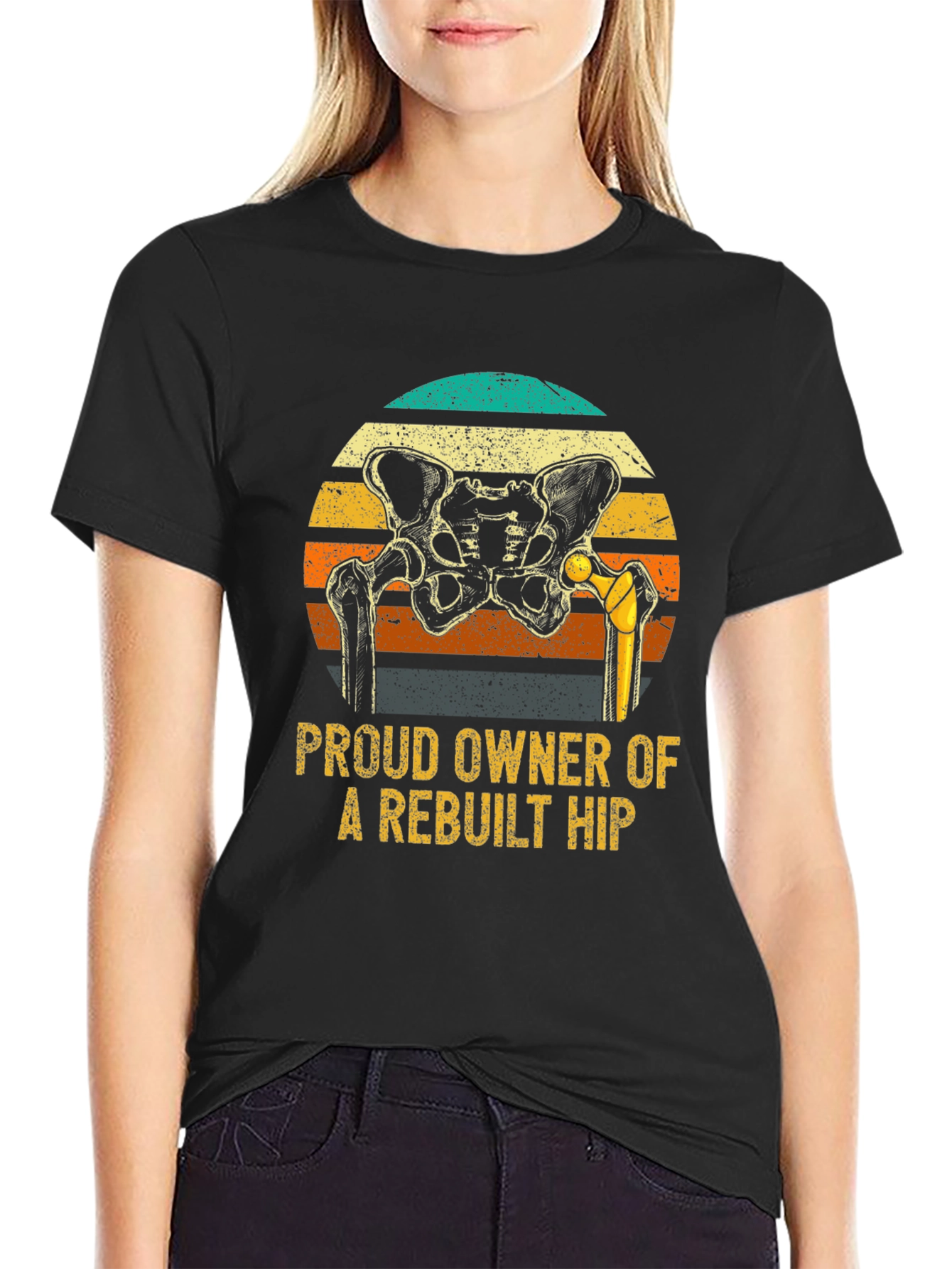 Rebuilt Hip Owner T-Shirt - Funny Hip Replacement Gift