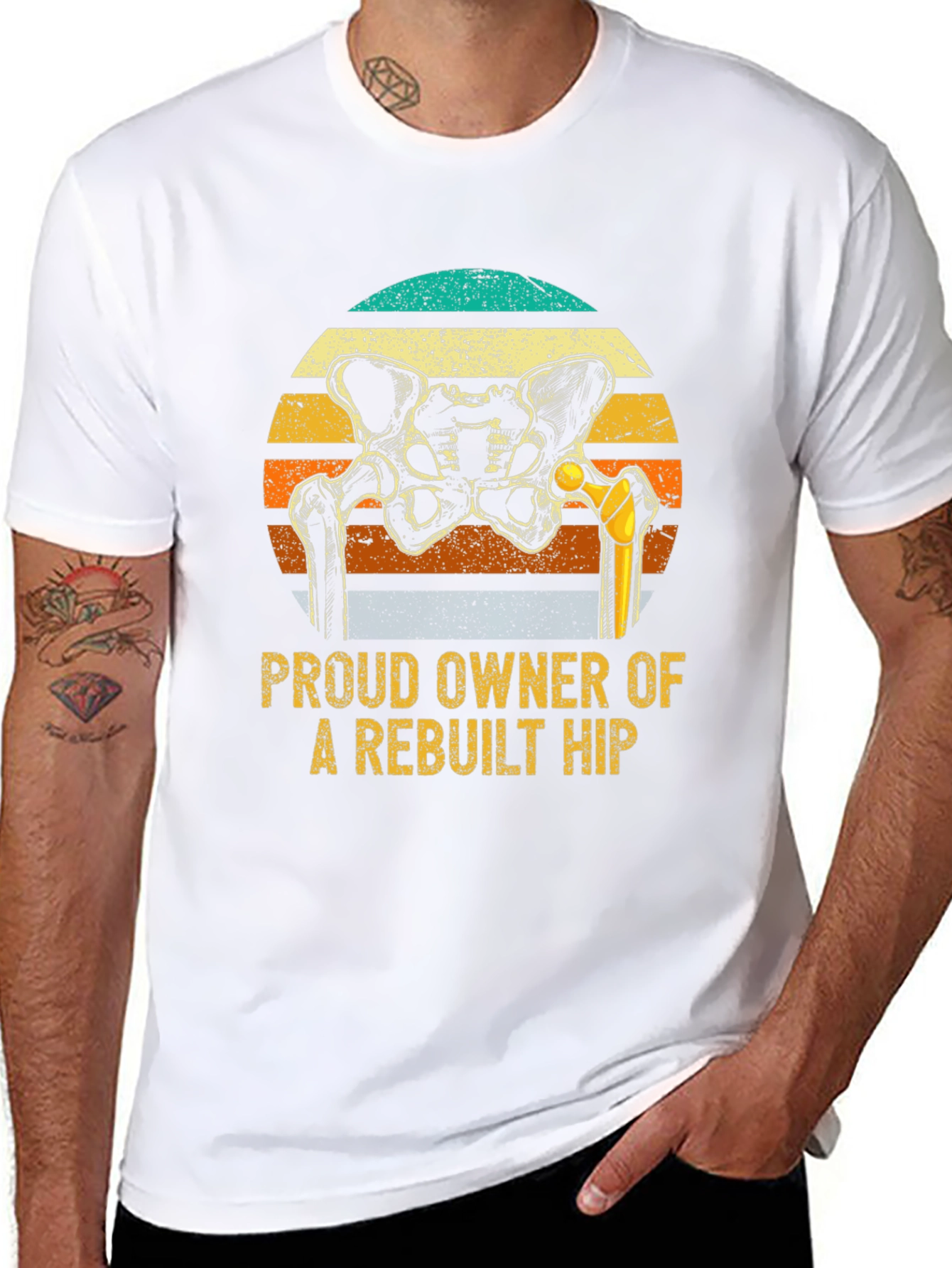 Rebuilt Hip Owner T-Shirt - Funny Hip Replacement Gift