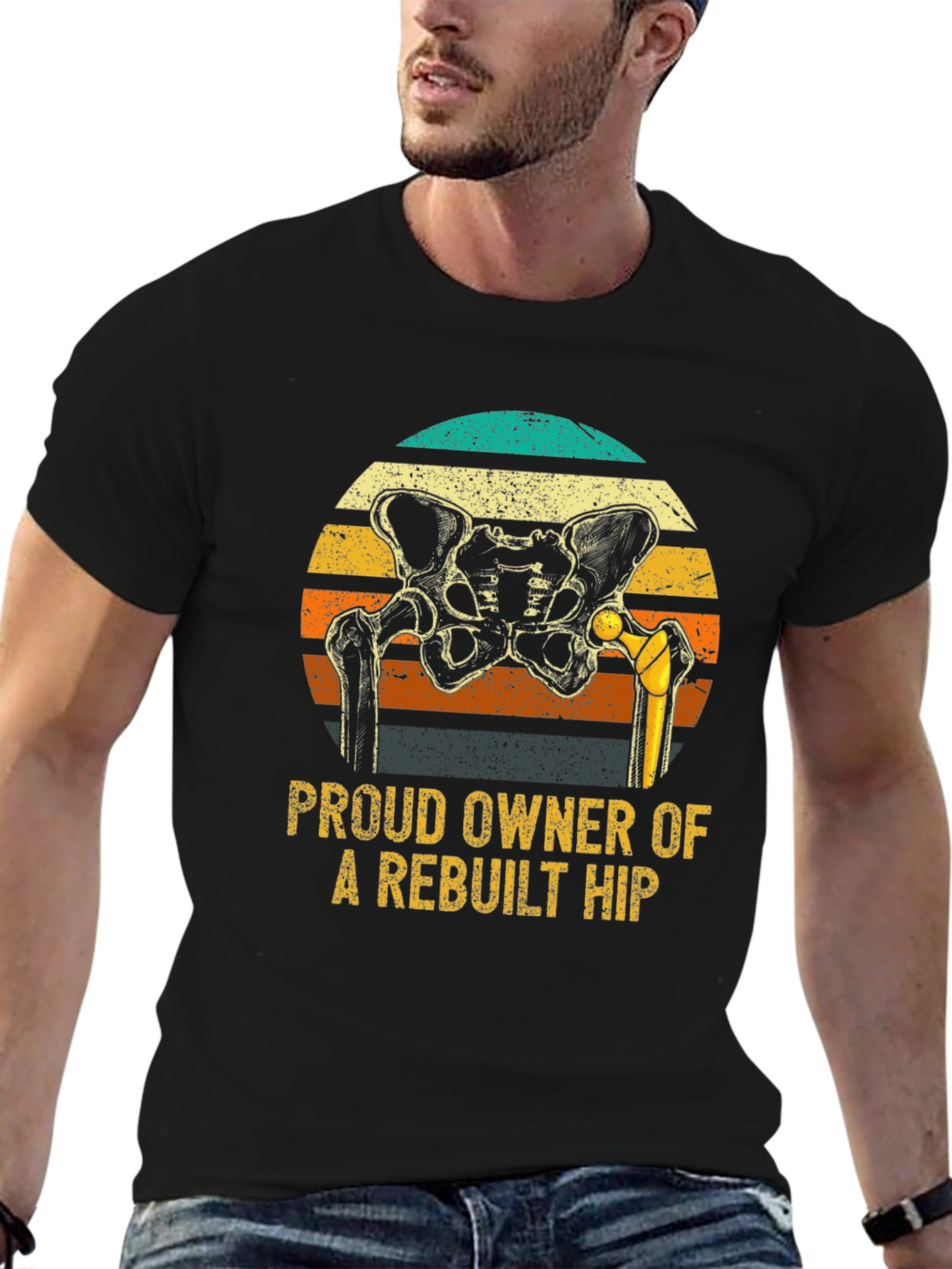Rebuilt Hip Owner T-Shirt - Funny Hip Replacement Gift