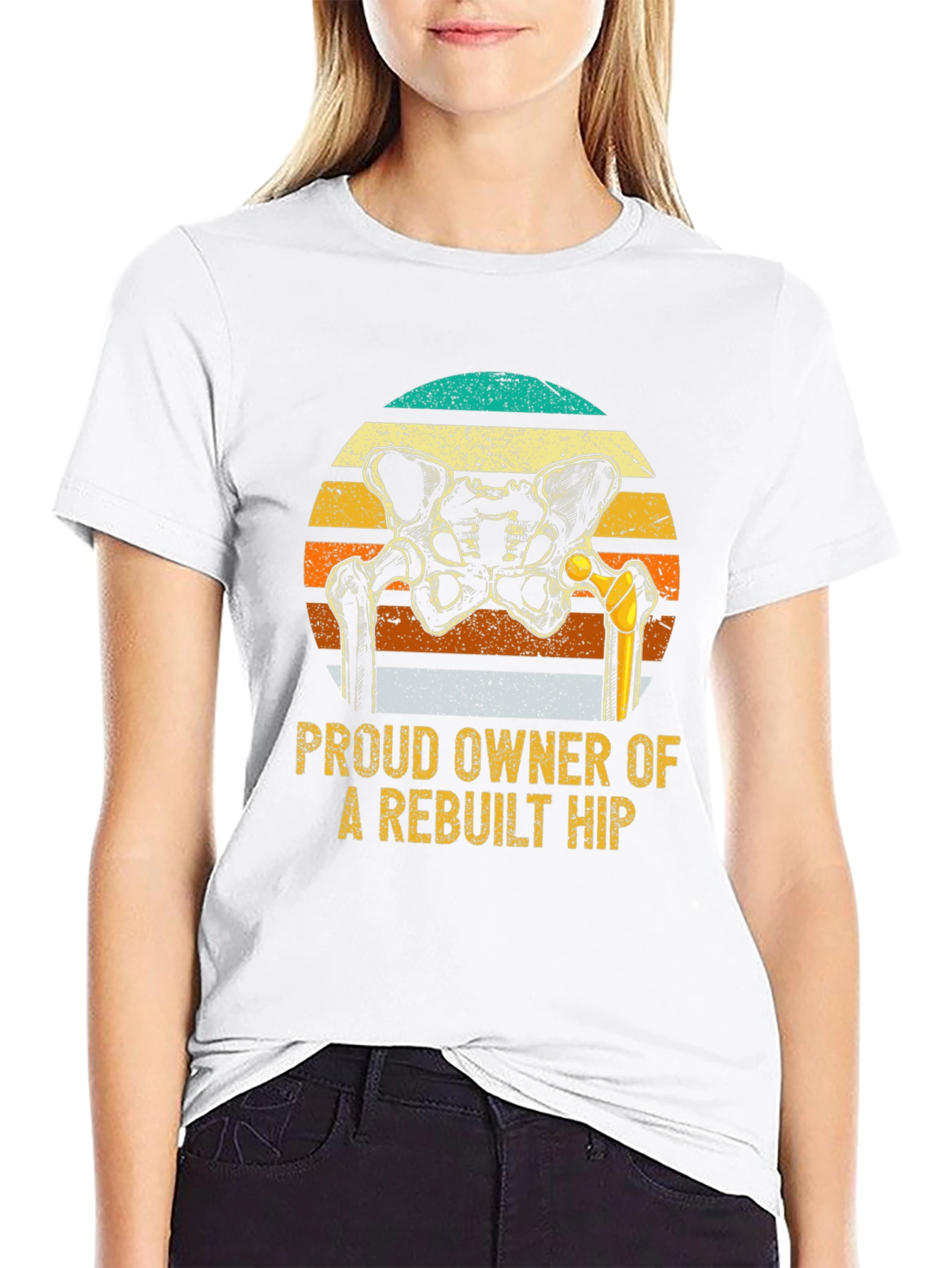 Rebuilt Hip Owner T-Shirt - Funny Hip Replacement Gift