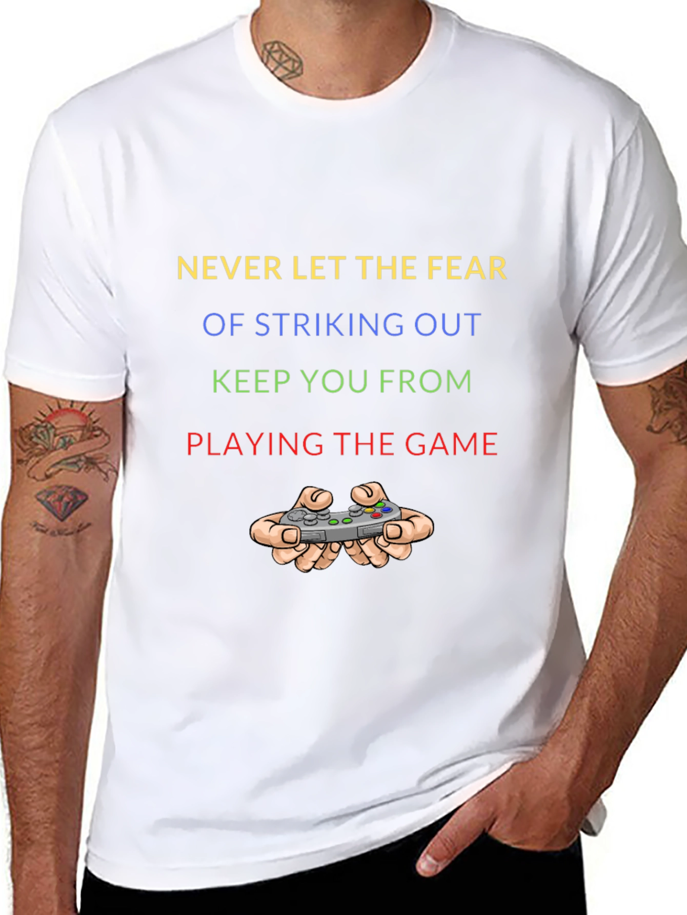 Never Let Fear Stop You Gaming T-Shirt