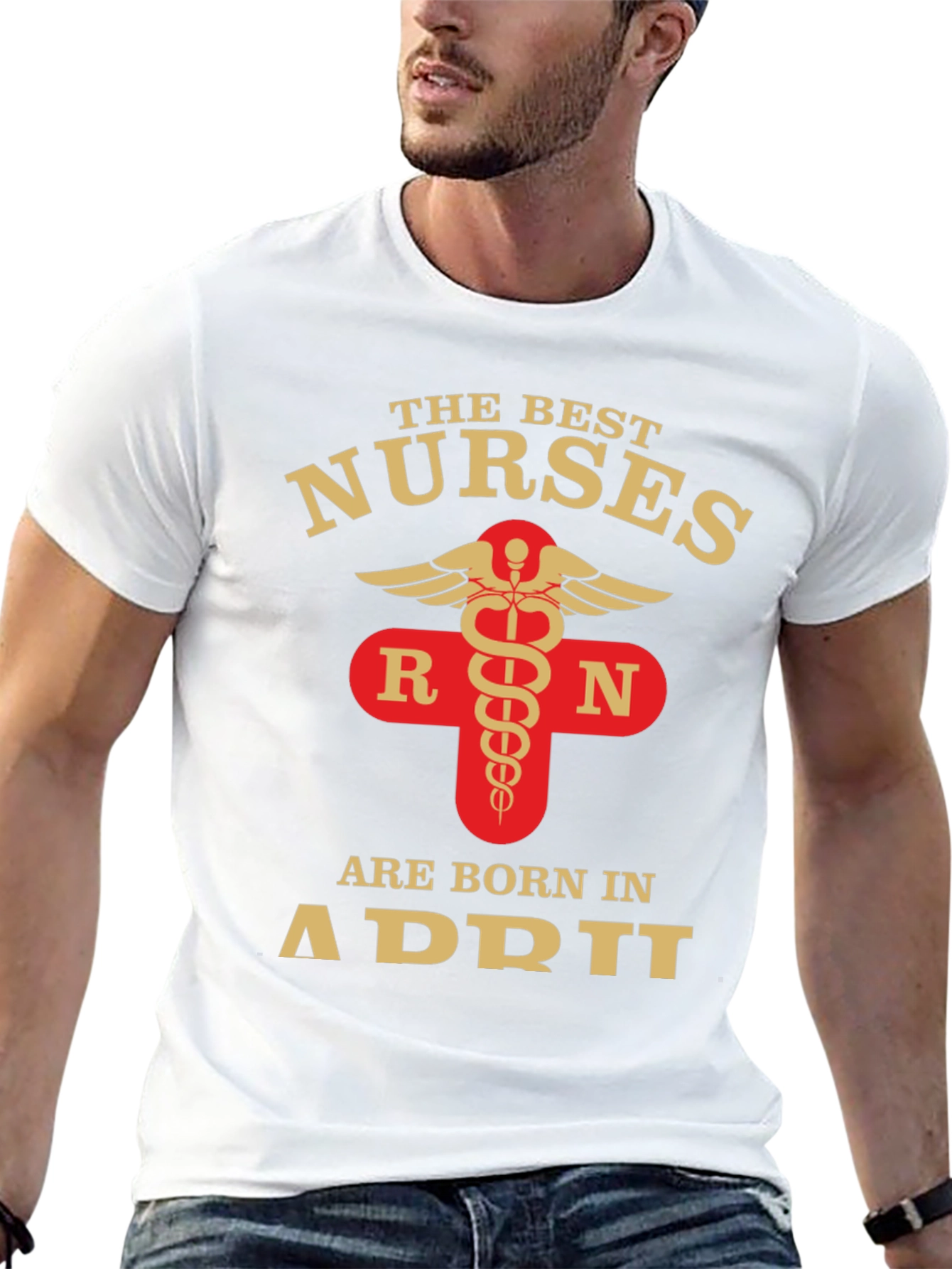 Best Nurses Born in April T-Shirt