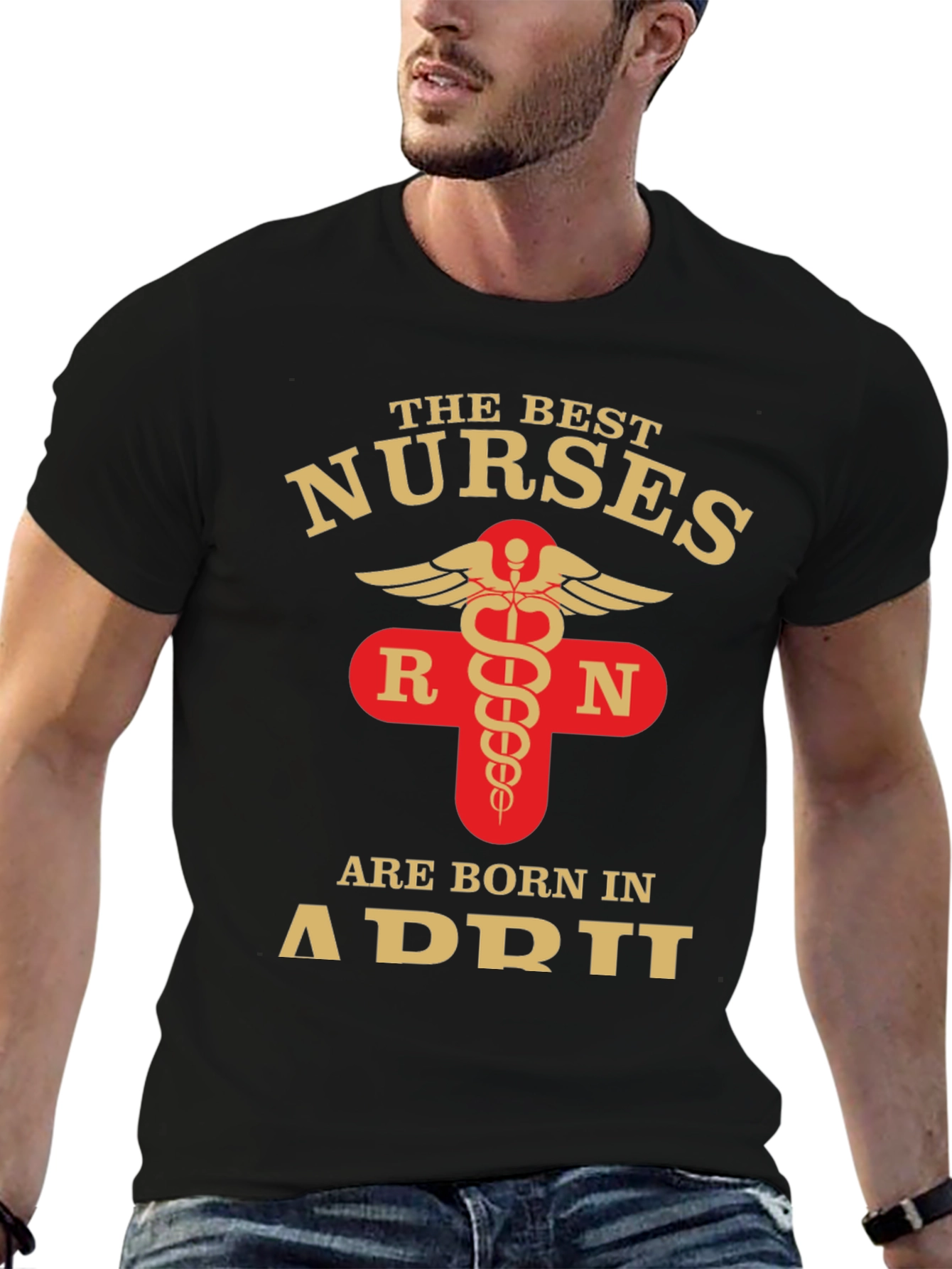 Best Nurses Born in April T-Shirt