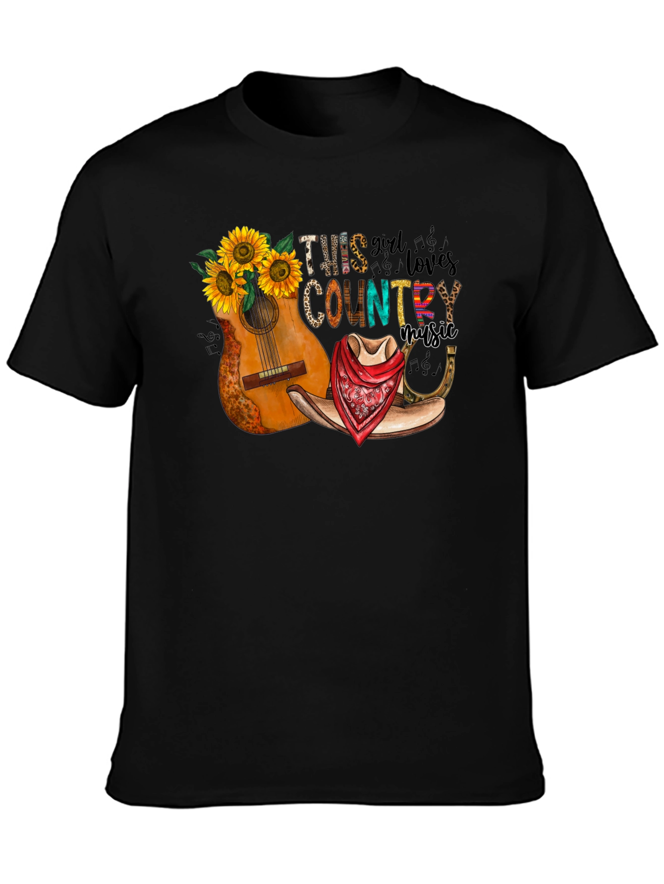Country Music Lover Graphic Tee