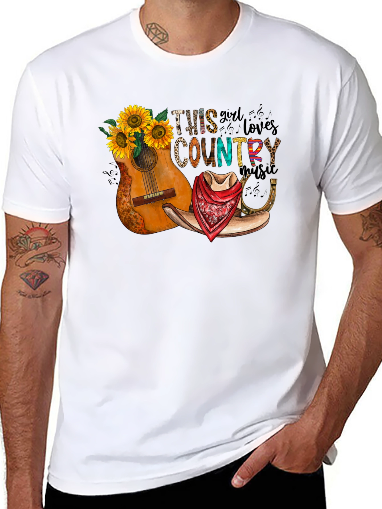Country Music Lover Graphic Tee