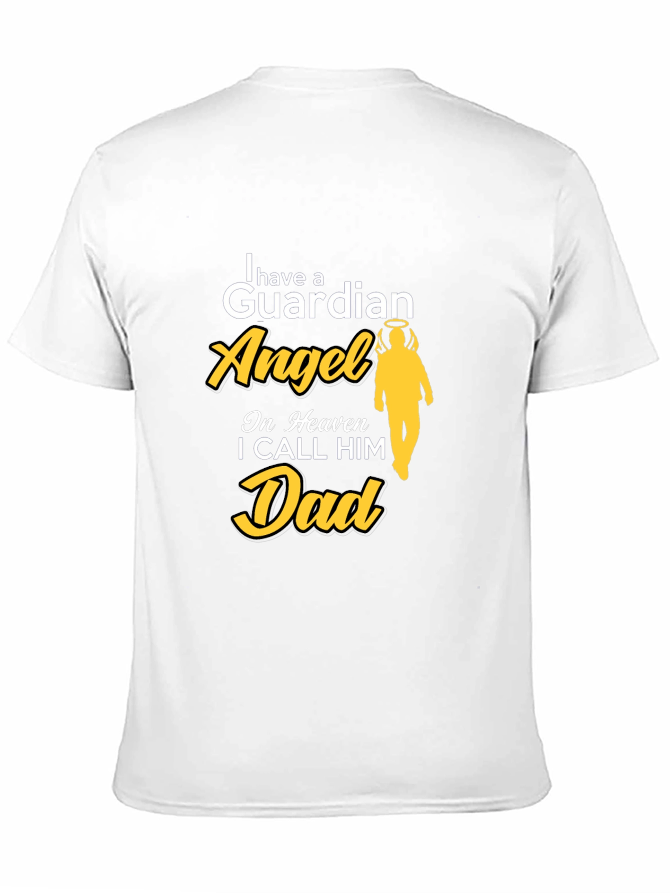 Guardian Angel Dad Memorial T-Shirt