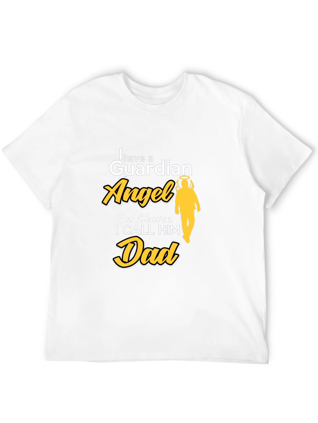 Guardian Angel Dad Memorial T-Shirt