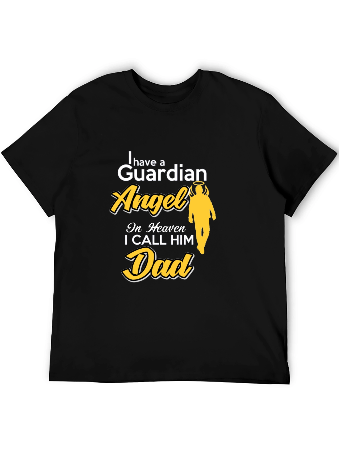 Guardian Angel Dad Memorial T-Shirt