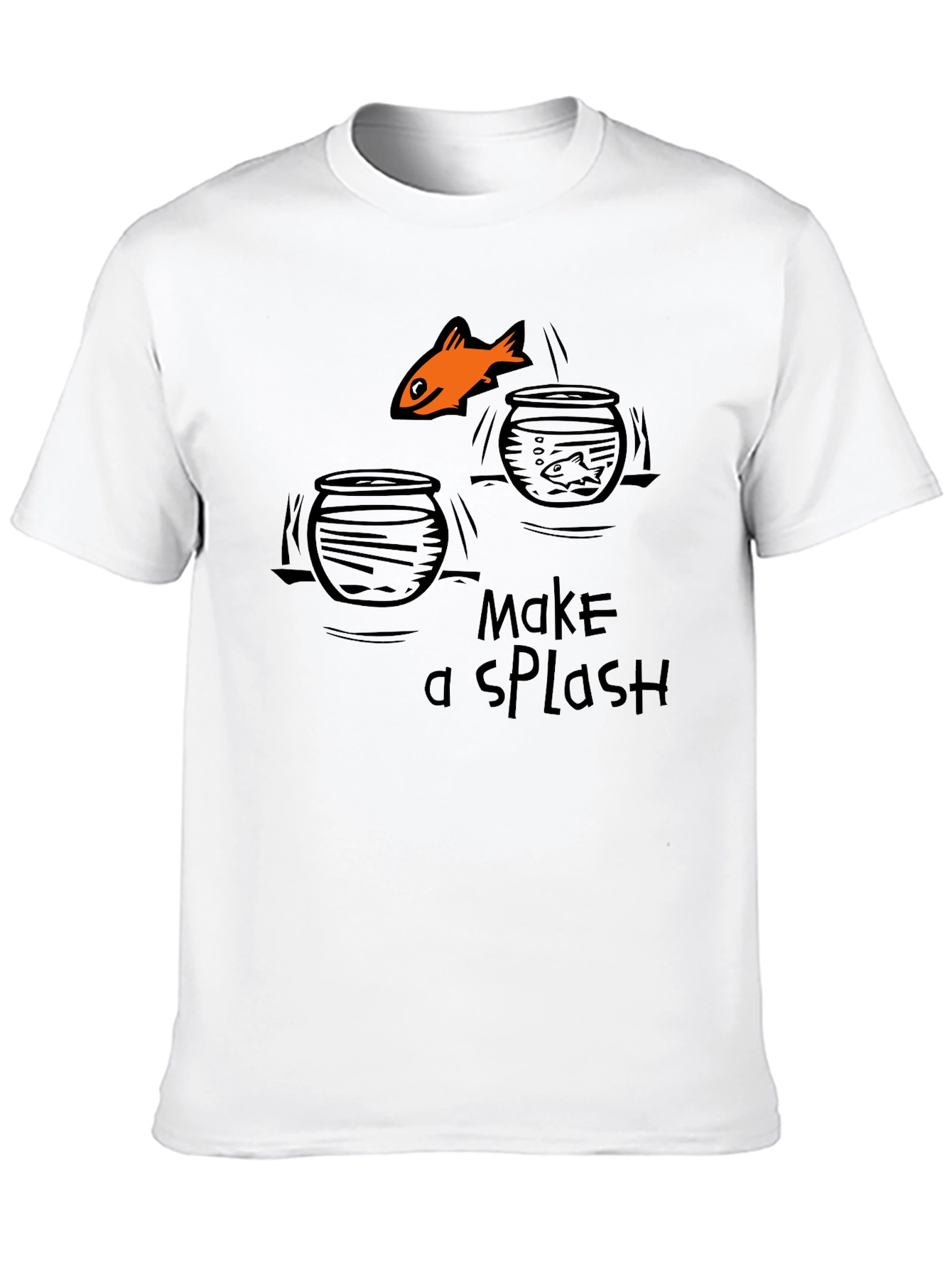 Make a Splash Graphic T-Shirt - Black