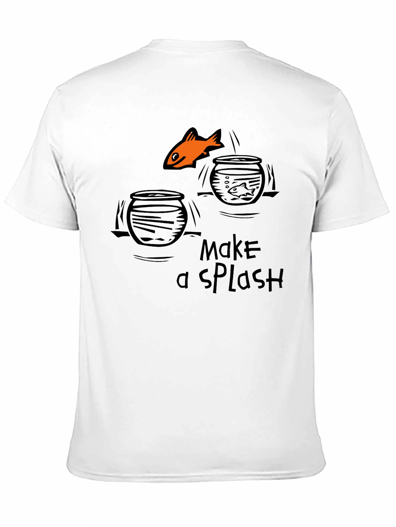 Make a Splash Graphic T-Shirt - Black