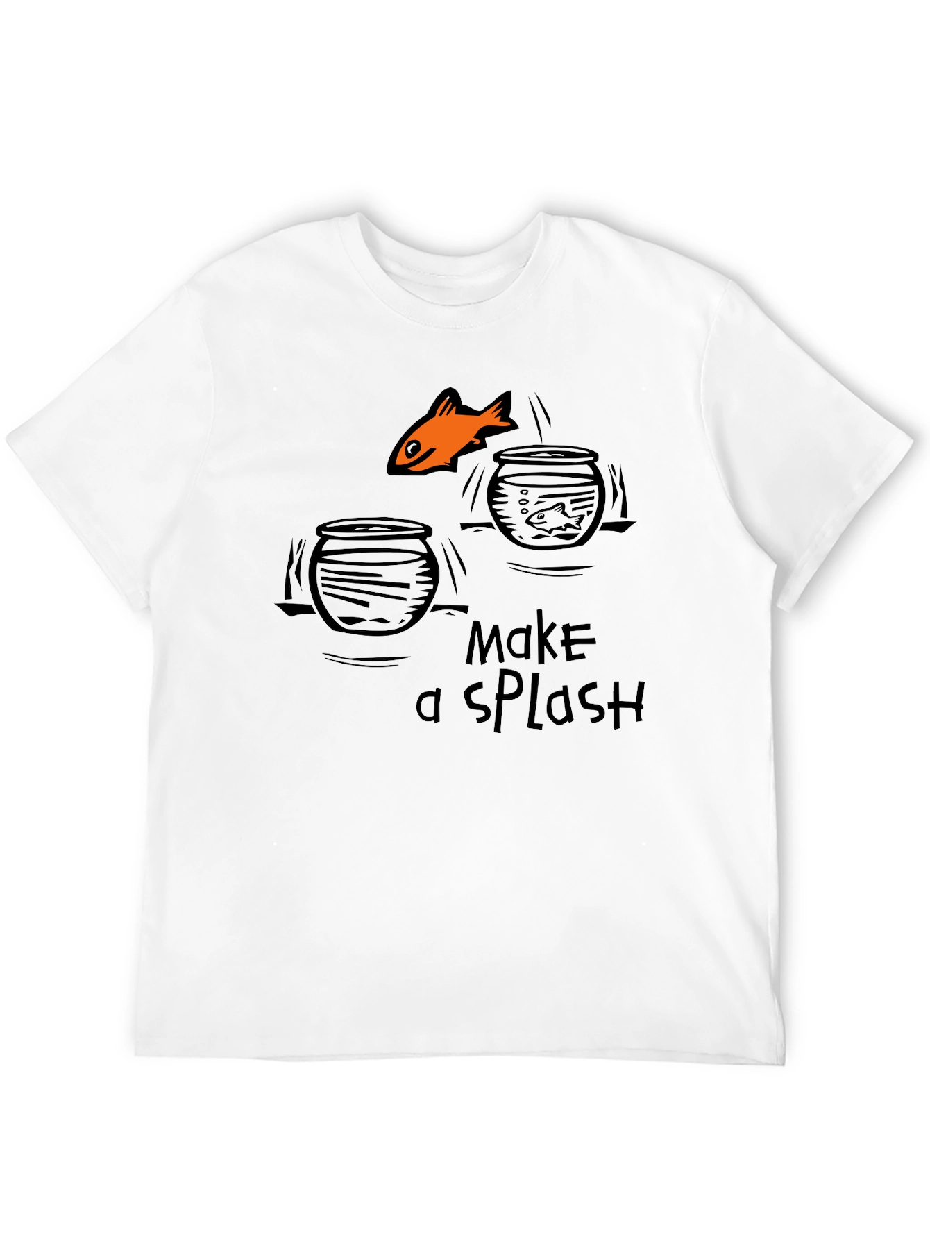 Make a Splash Graphic T-Shirt - Black