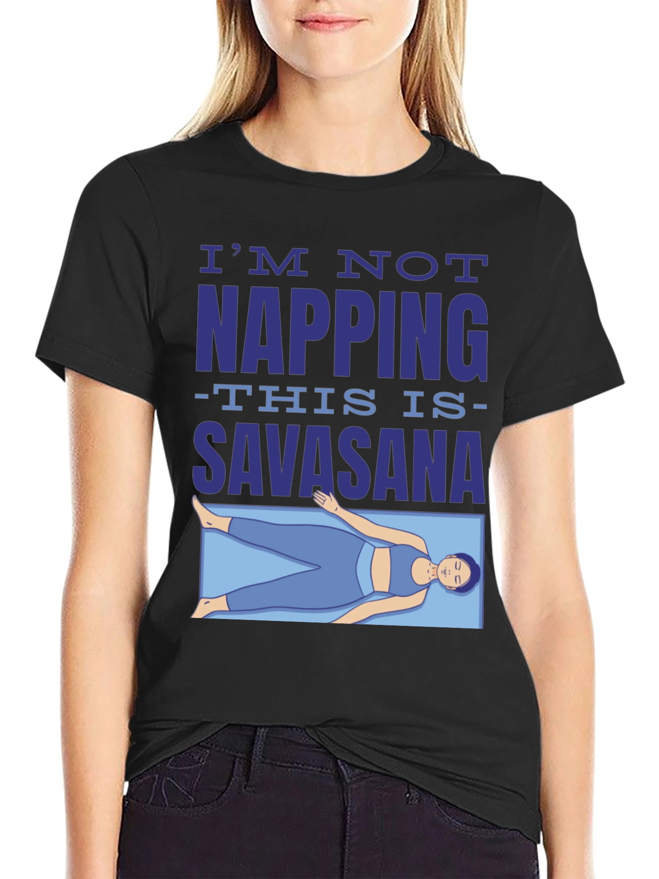 Savasana Yoga T-Shirt - Relaxation Mode On