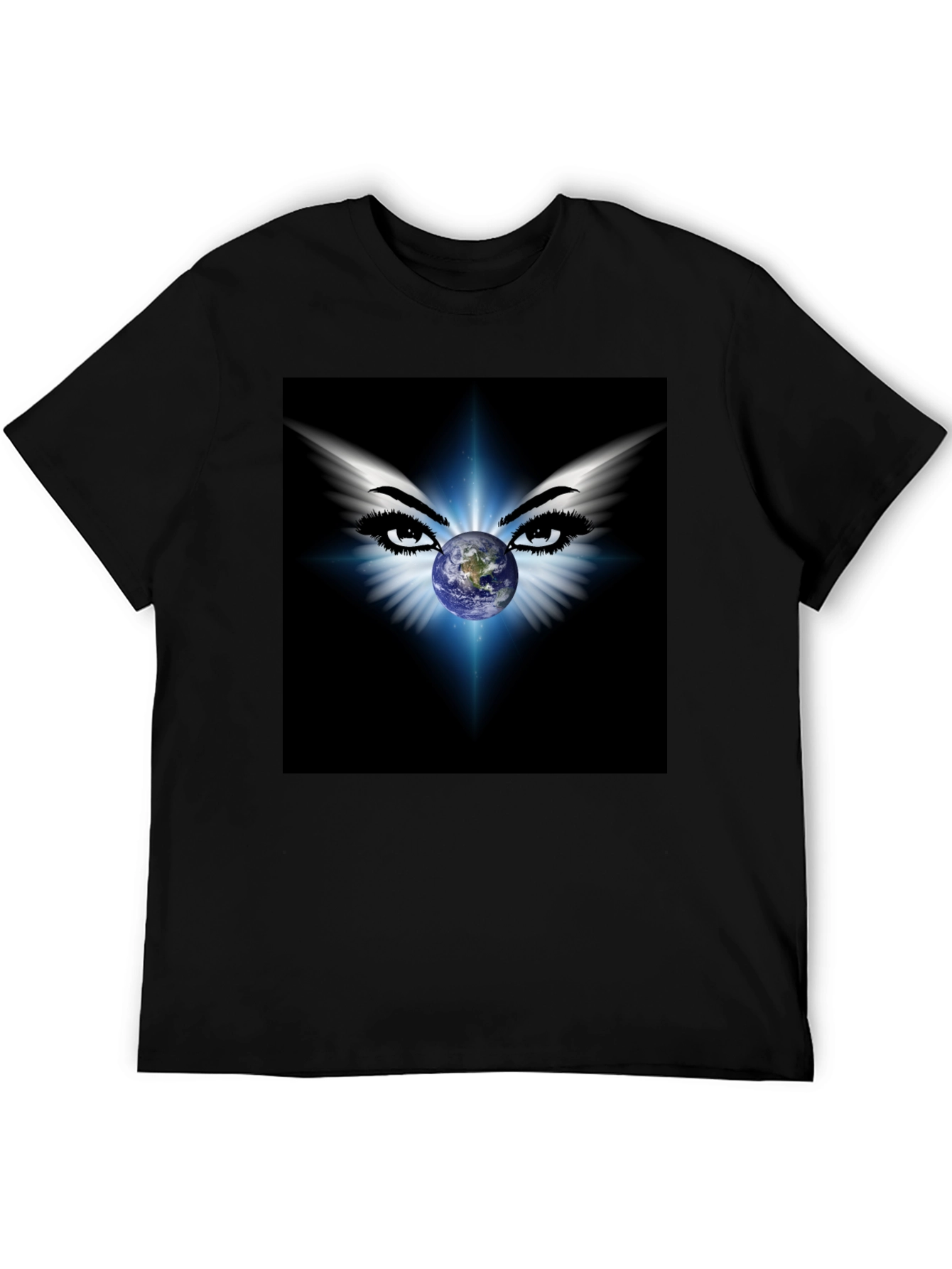 Earth Eyes Graphic Tee - Black