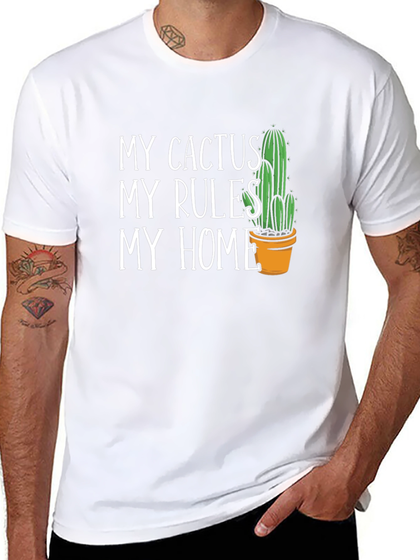 My Cactus My Rules My Home Graphic T-Shirt