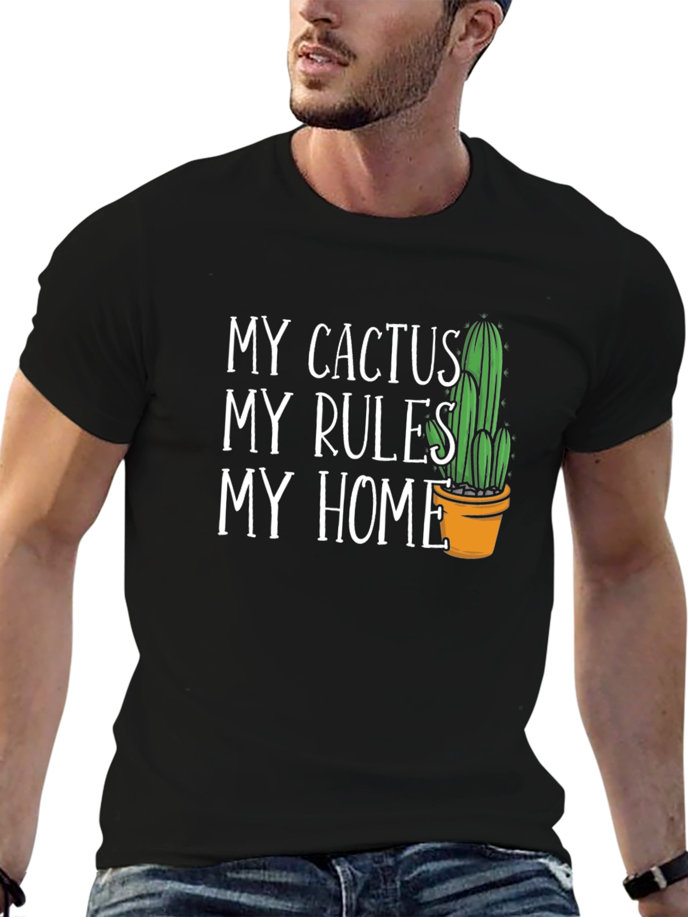 My Cactus My Rules My Home Graphic T-Shirt