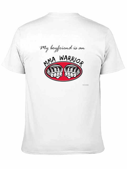 MMA Warrior Boyfriend T-Shirt - Black
