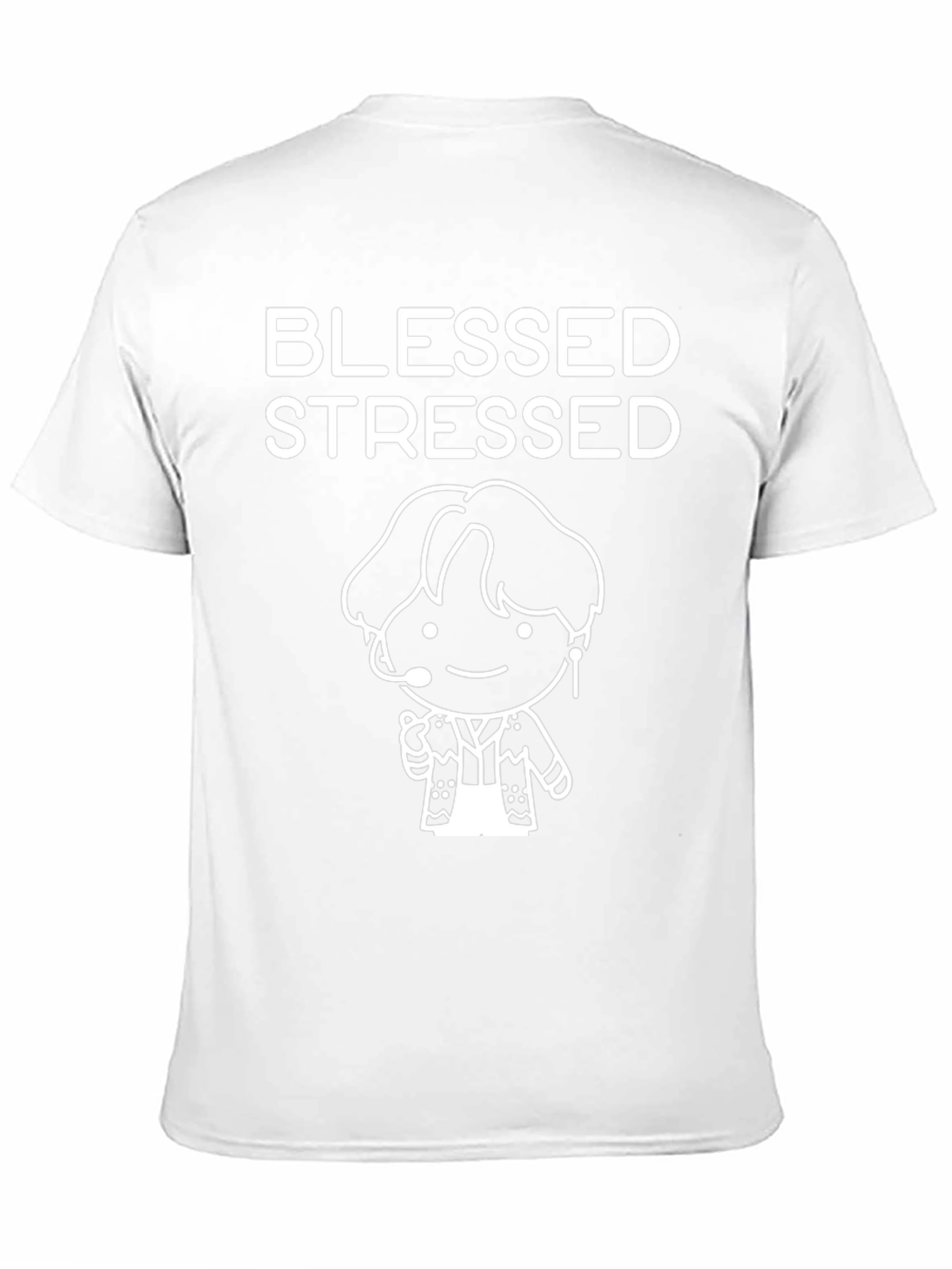Blessed Stressed Graphic T-Shirt - Unisex Cotton Tee