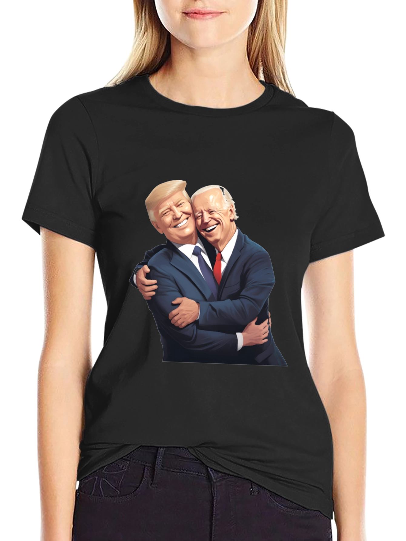 Political Humor Graphic T-Shirt - Embrace the Unity