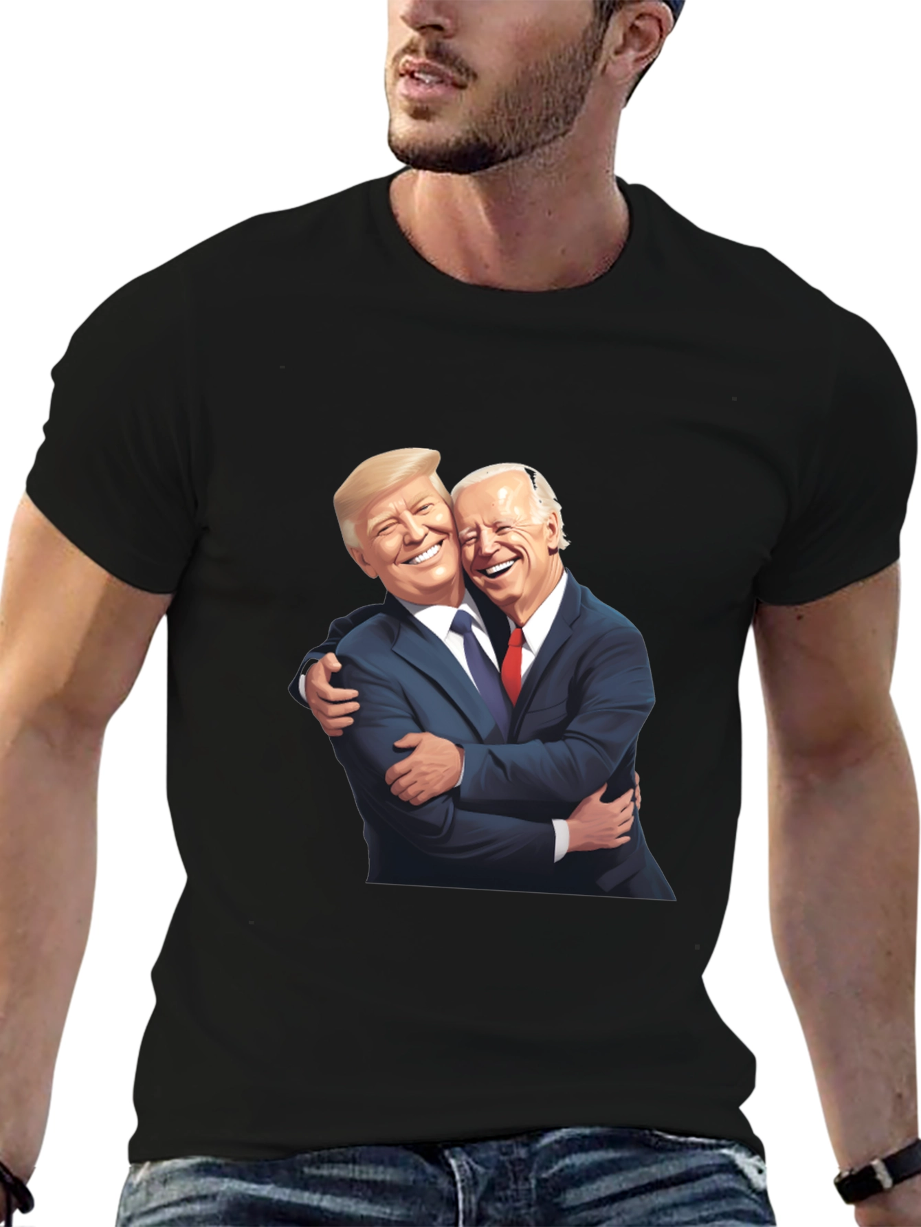 Political Humor Graphic T-Shirt - Embrace the Unity