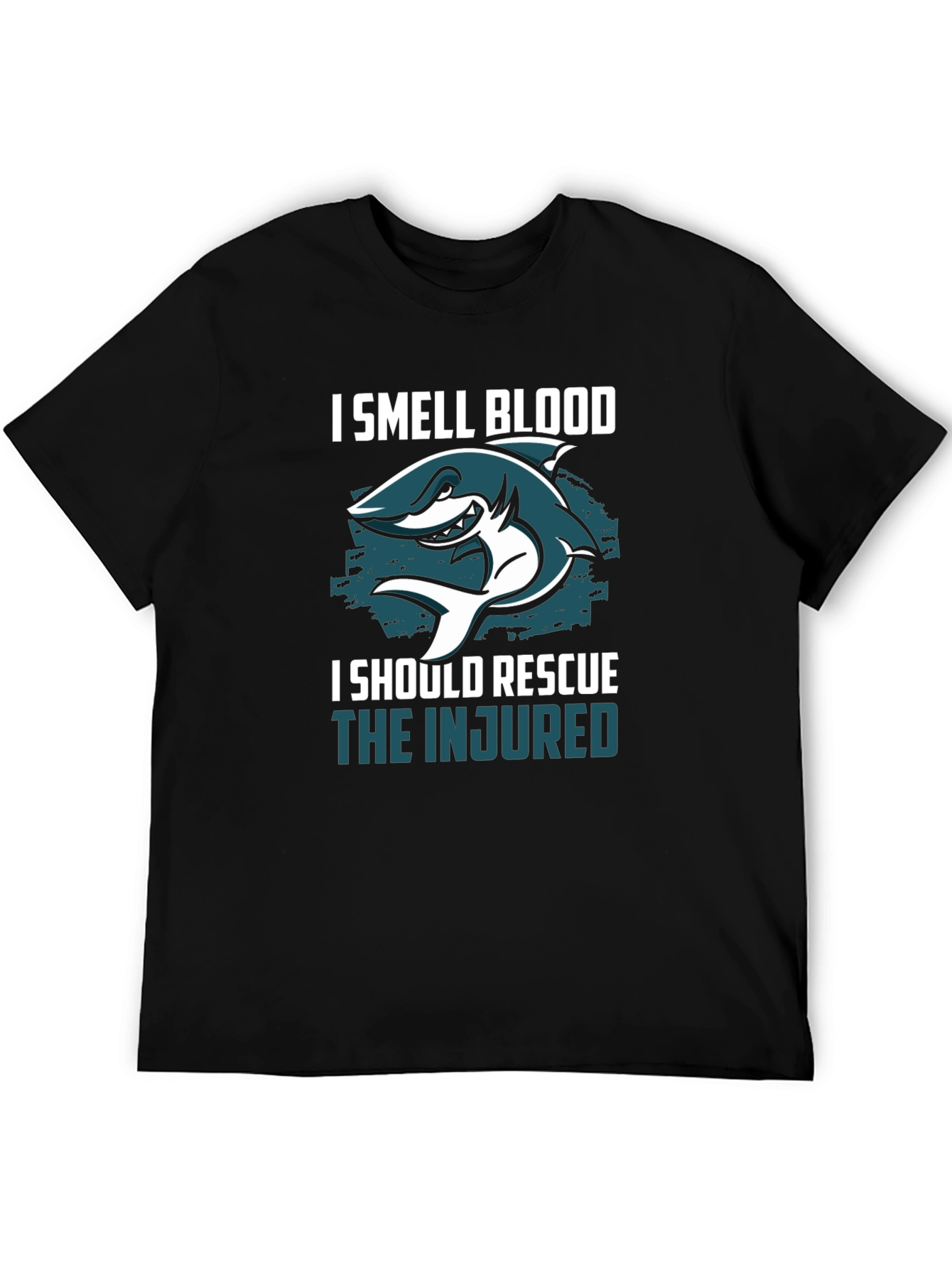 I Smell Blood Rescue Shark Graphic Tee