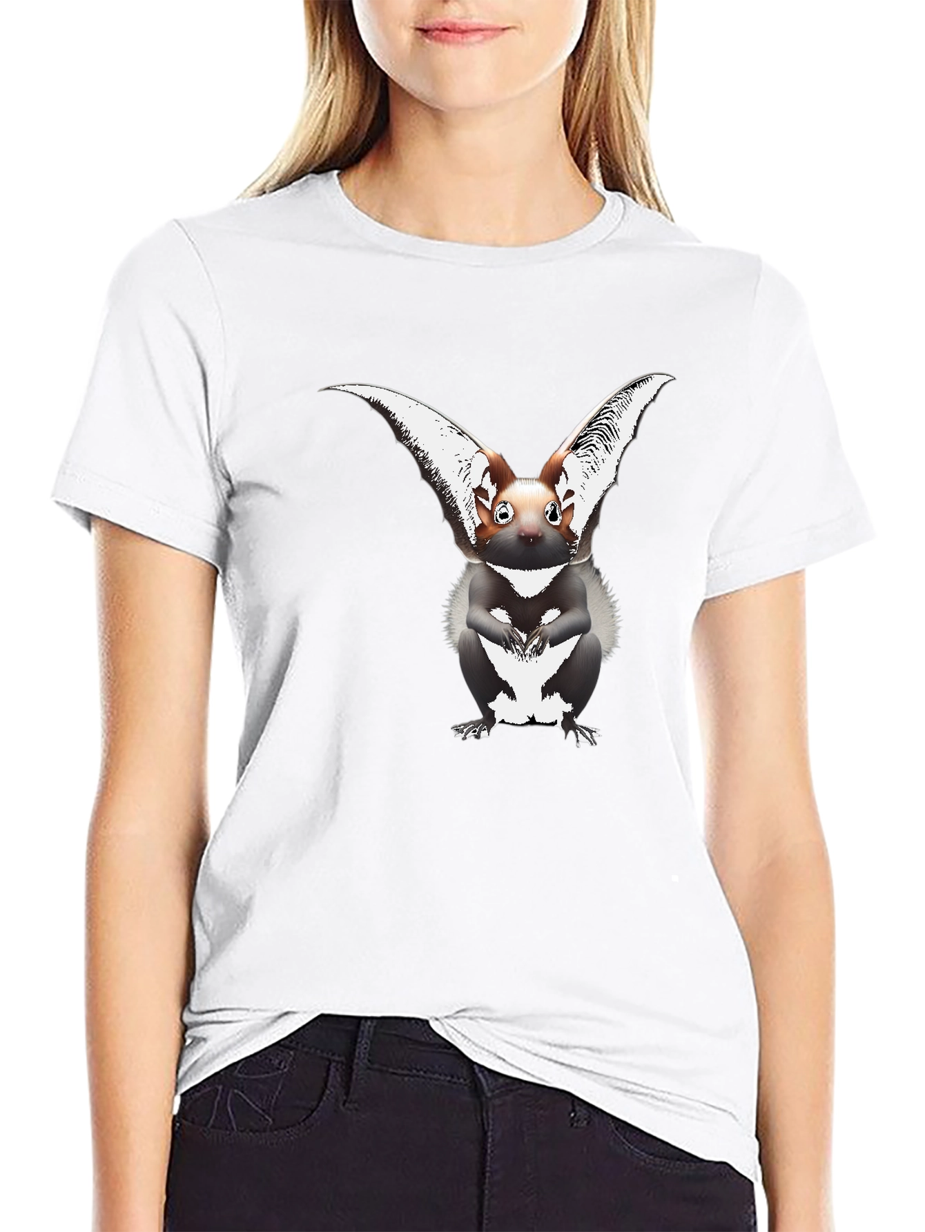 Creature Graphic Tee - Whimsical Animal Print