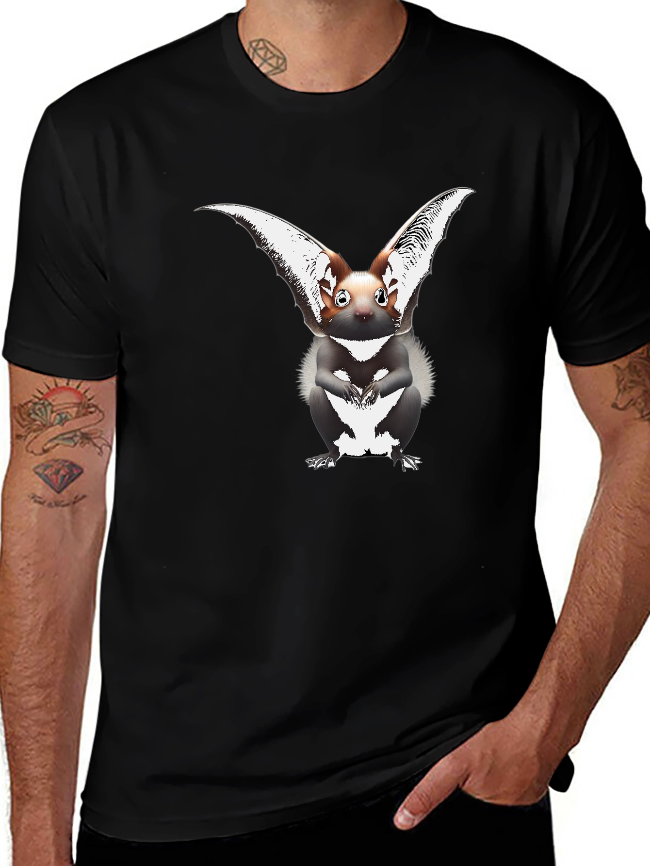 Creature Graphic Tee - Whimsical Animal Print