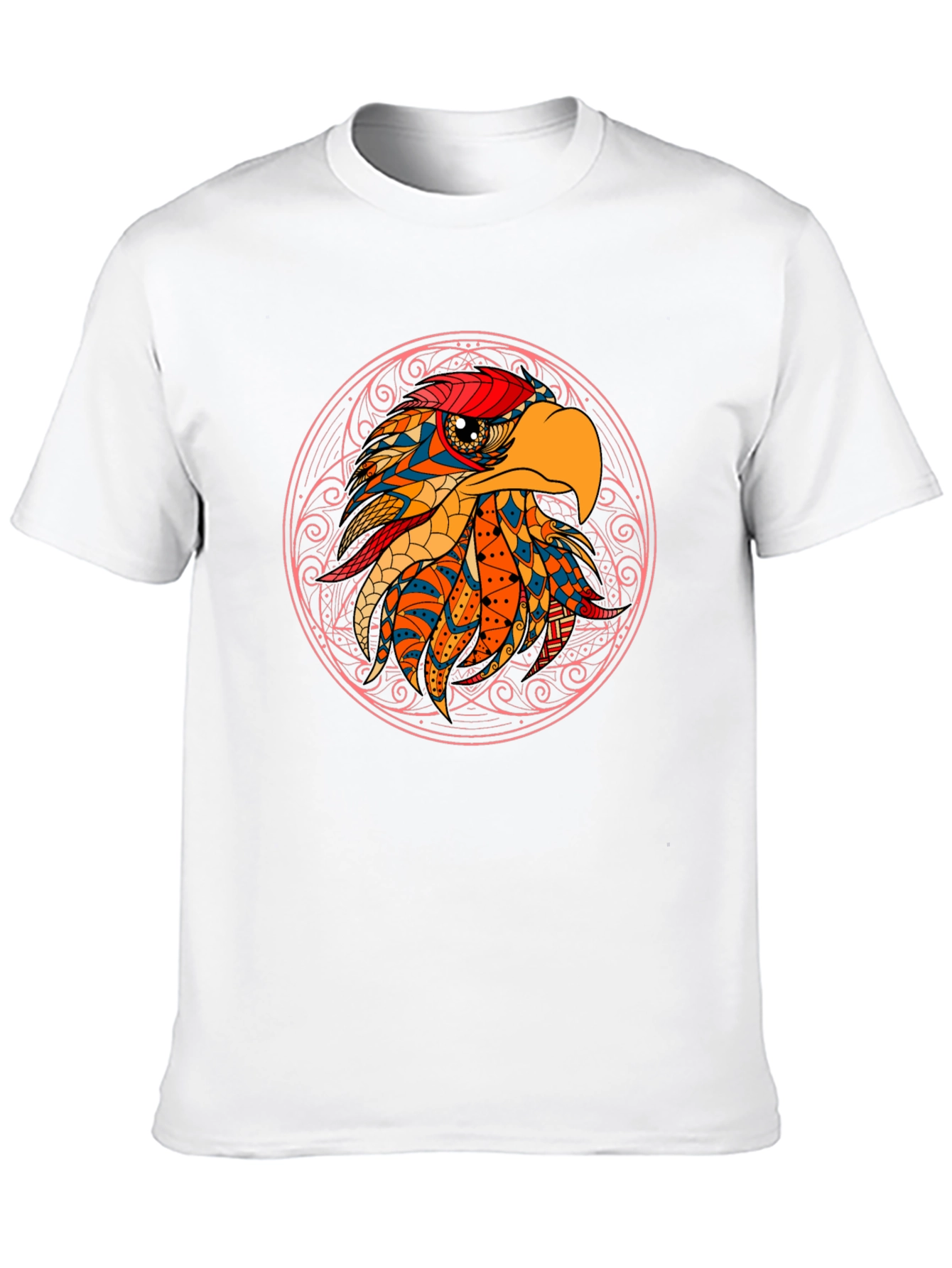 Eagle Mandala Graphic Tee - Black