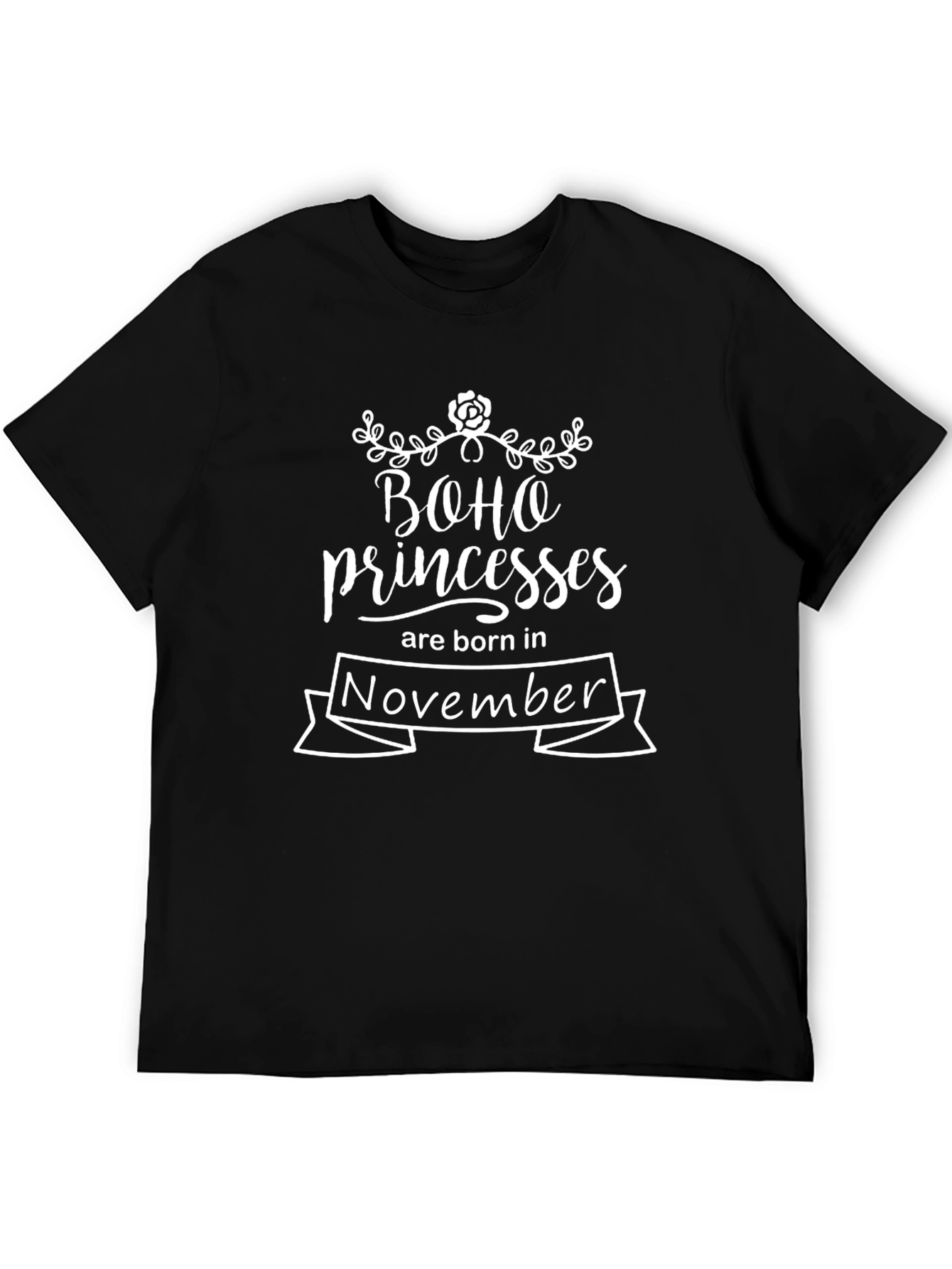 Boho Princesses November Birthday T-Shirt
