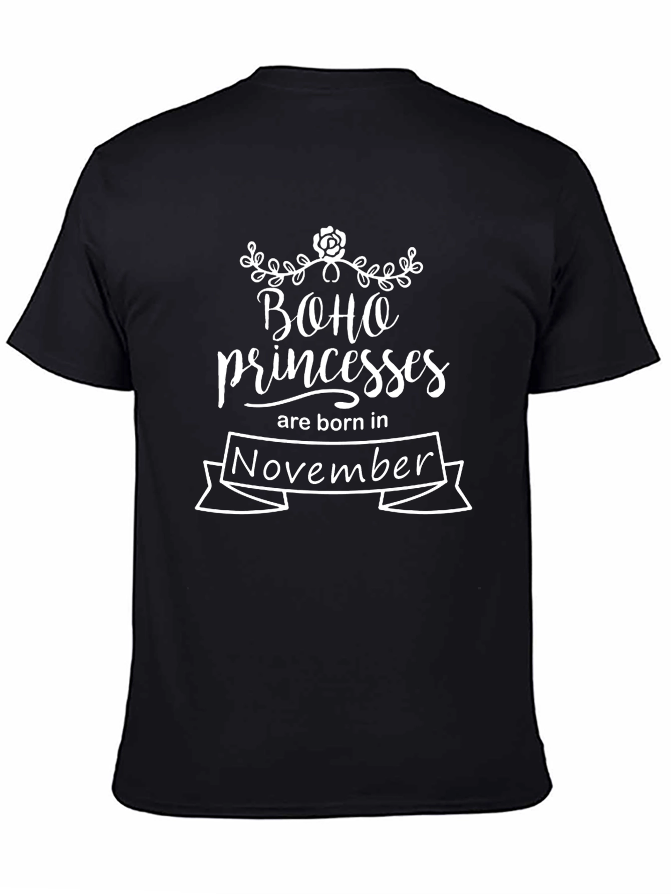 Boho Princesses November Birthday T-Shirt