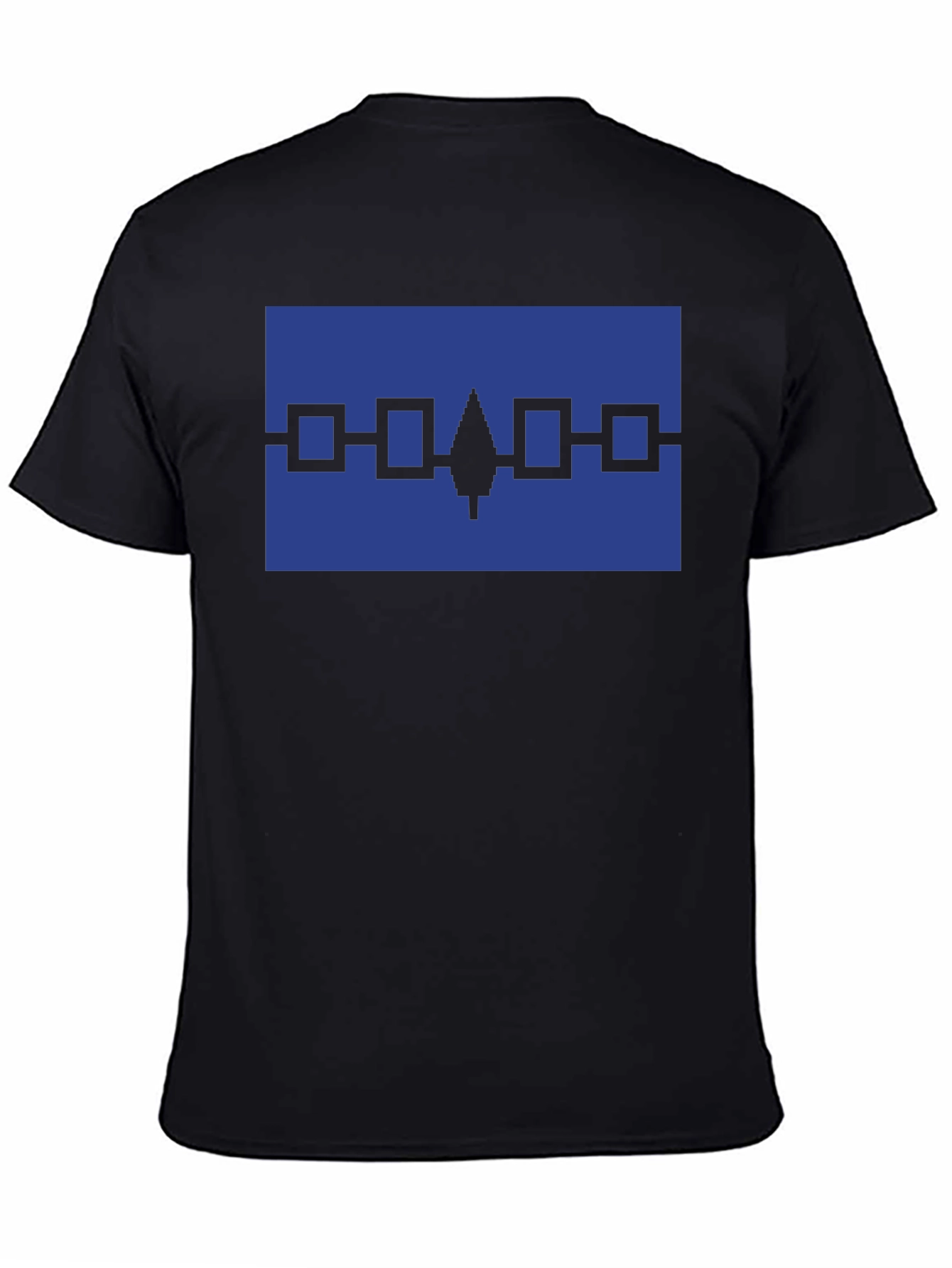 Mohawk Flag Graphic Tee - Black