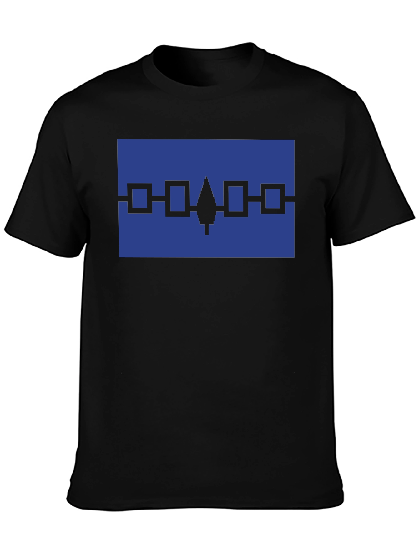 Mohawk Flag Graphic Tee - Black