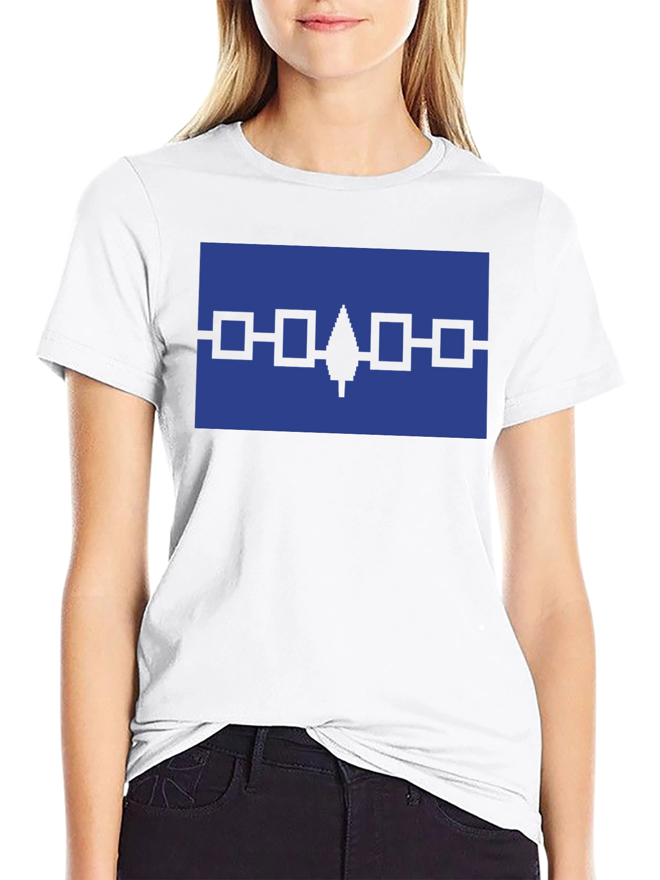 Mohawk Flag Graphic Tee - Black