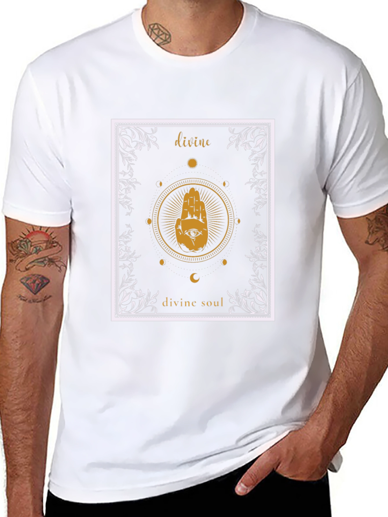 Divine Soul Graphic Tee - Spiritual Style
