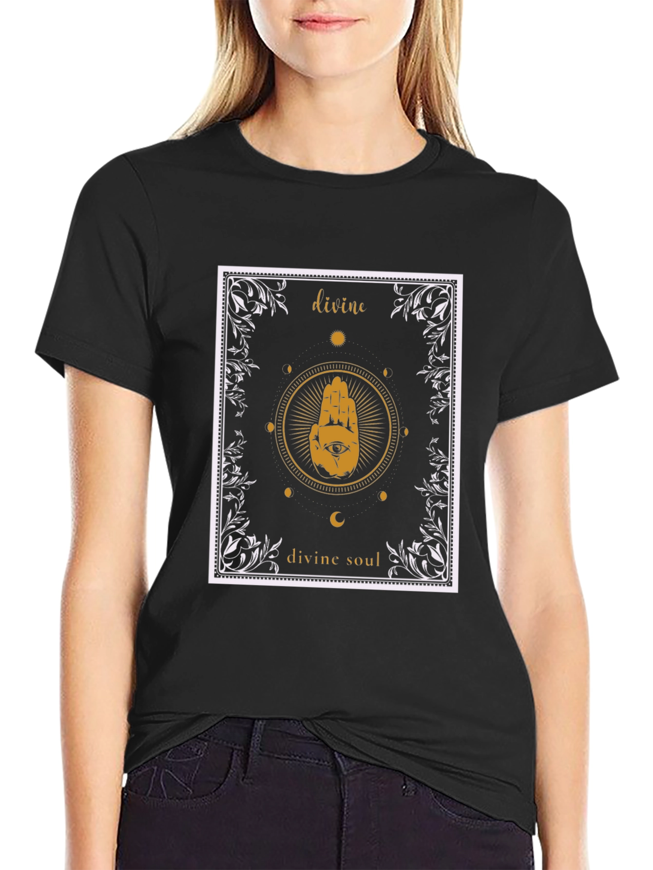 Divine Soul Graphic Tee - Spiritual Style
