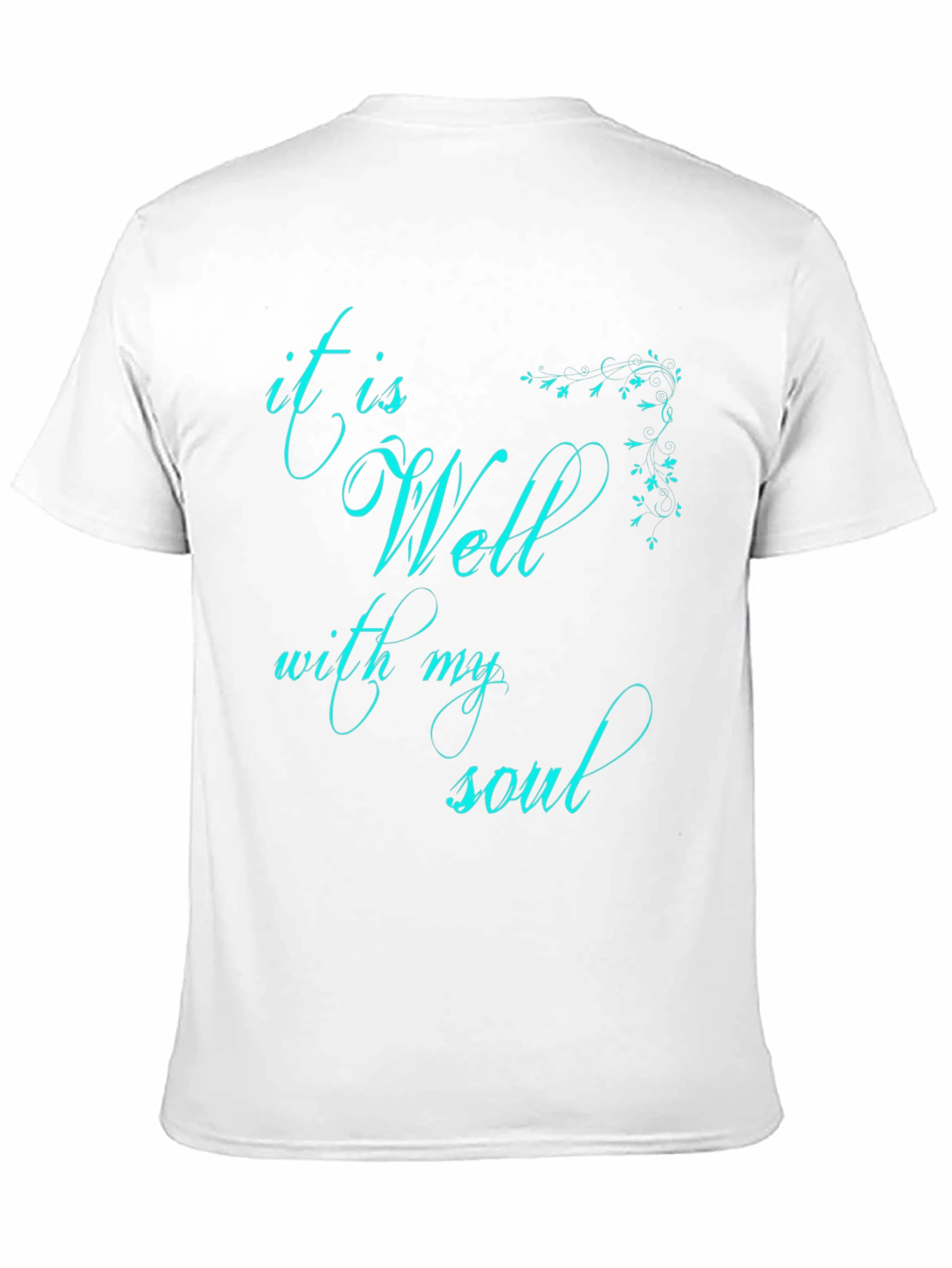 It Is Well With My Soul Black Graphic Tee