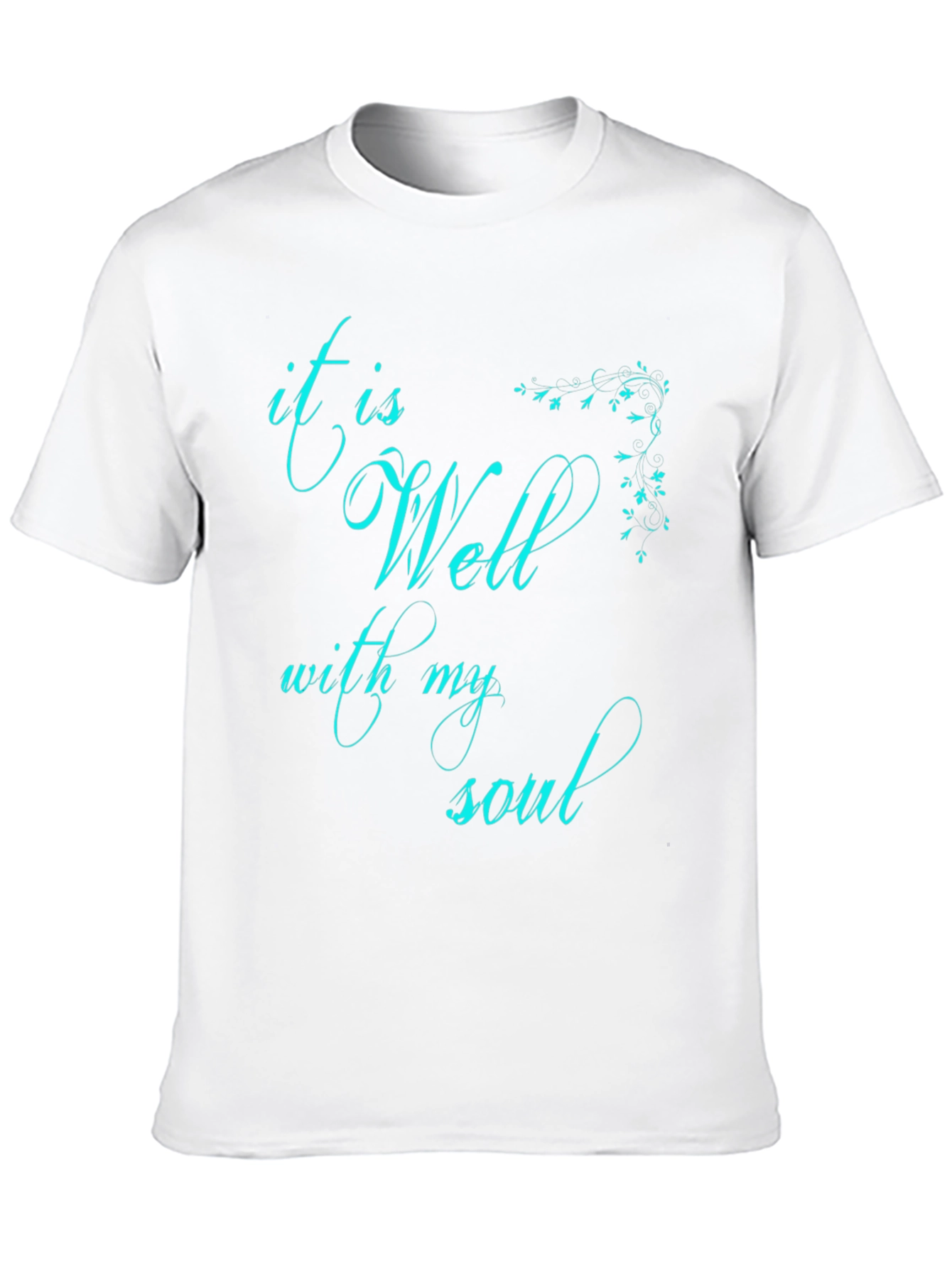 It Is Well With My Soul Black Graphic Tee