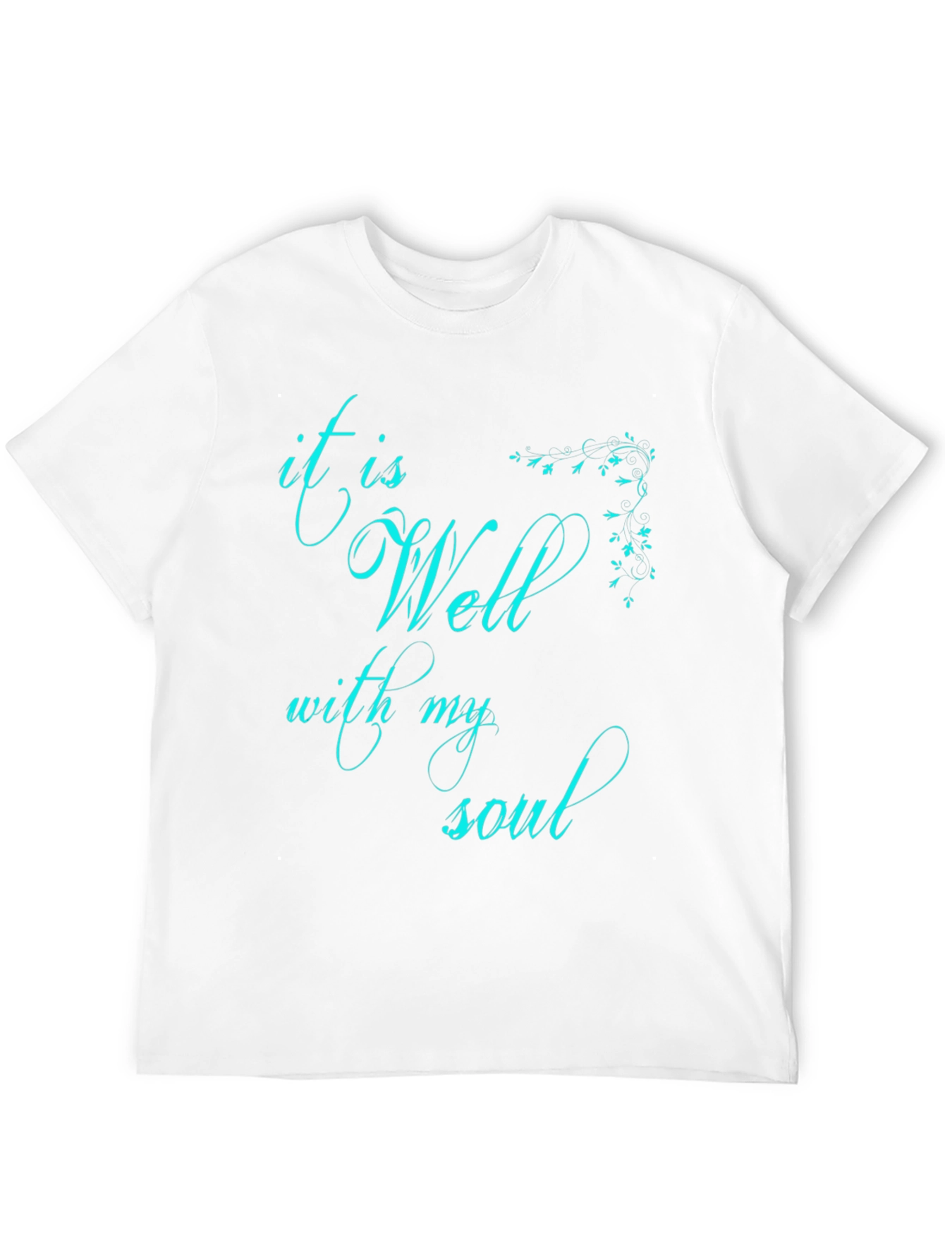 It Is Well With My Soul Black Graphic Tee