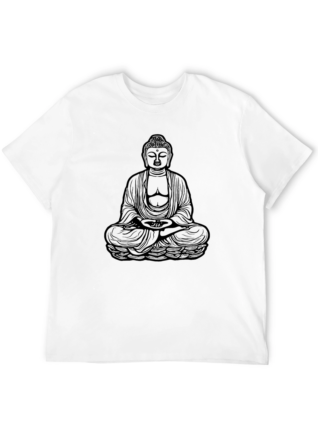 Buddha Graphic Black T-Shirt