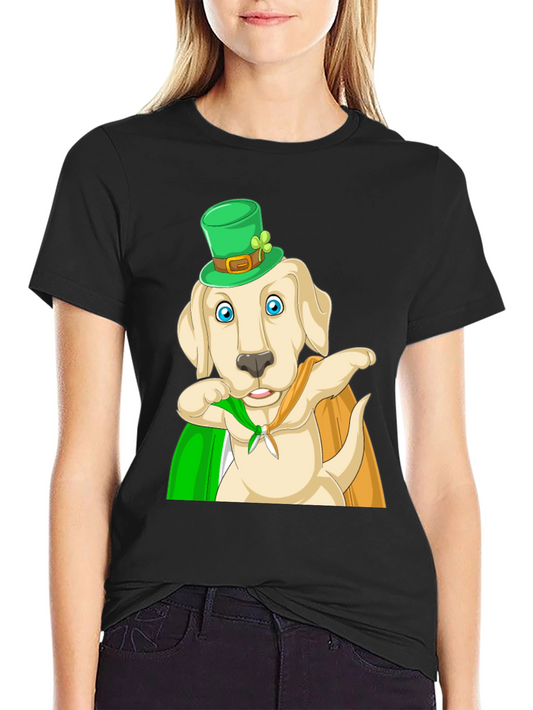 St. Patricks Day Dog Graphic Tee - Lucky Pup