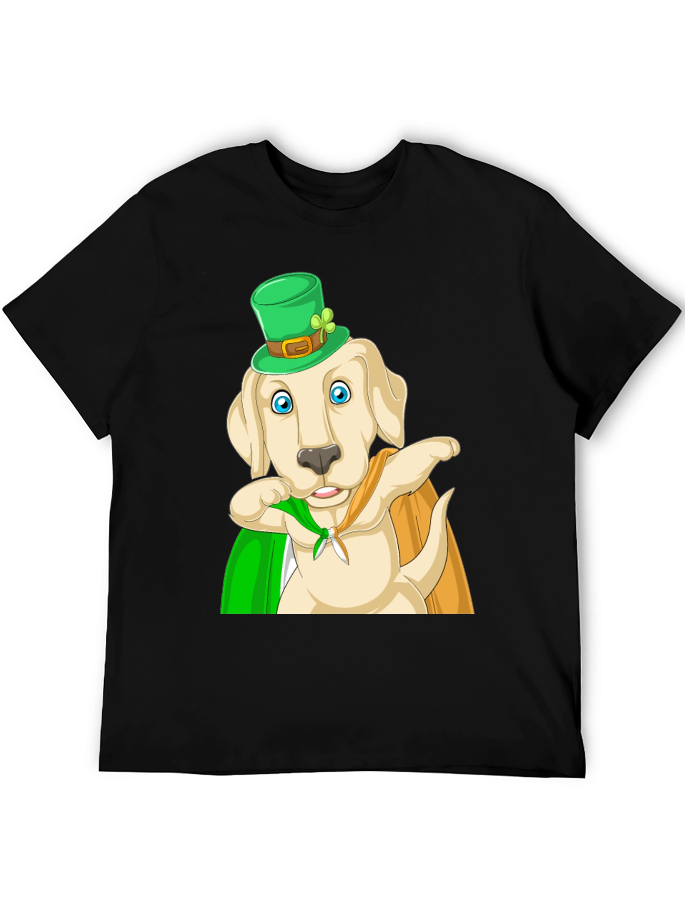 St. Patricks Day Dog Graphic Tee - Lucky Pup