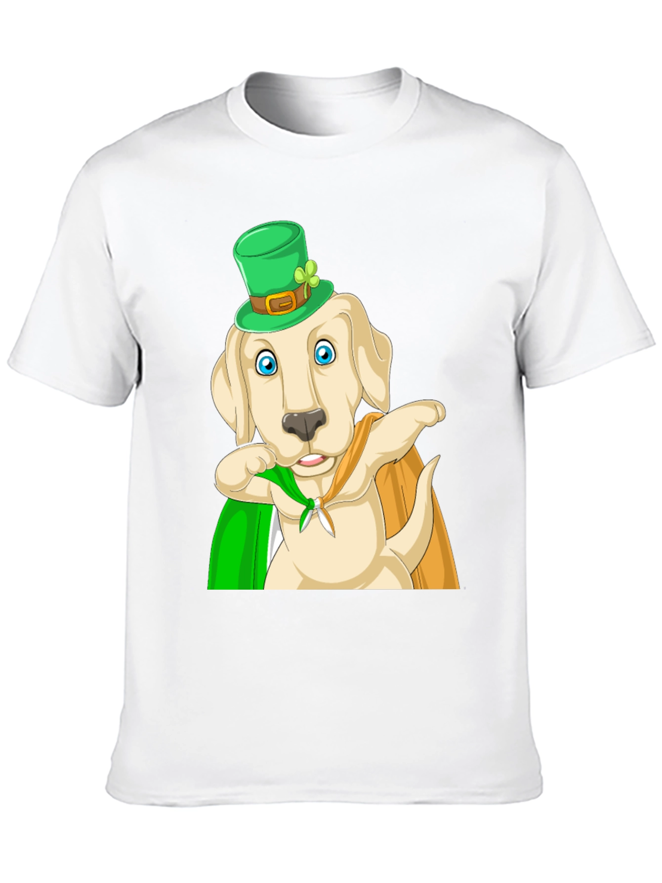 St. Patricks Day Dog Graphic Tee - Lucky Pup
